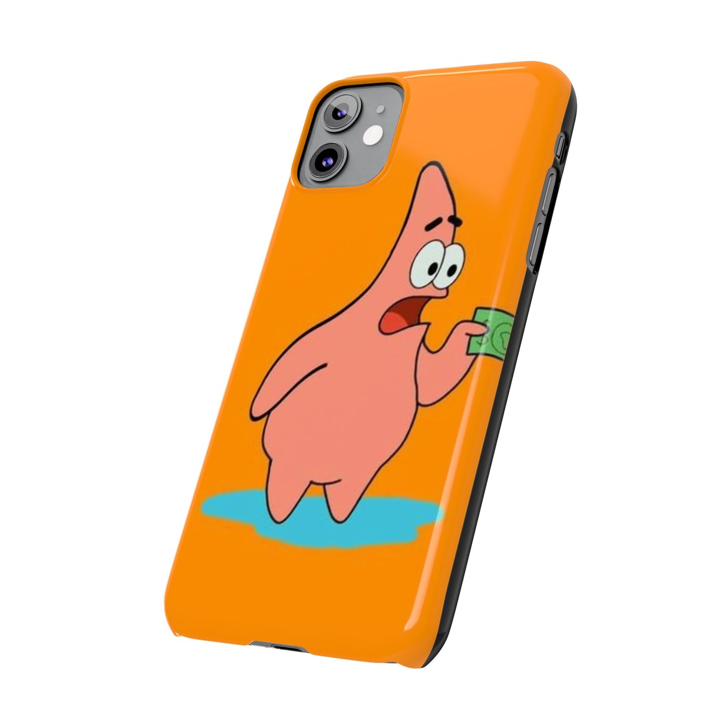 Funny Slim Phone Case with Patrick Star Design - Cute Cartoon Accessory for Phone Lovers