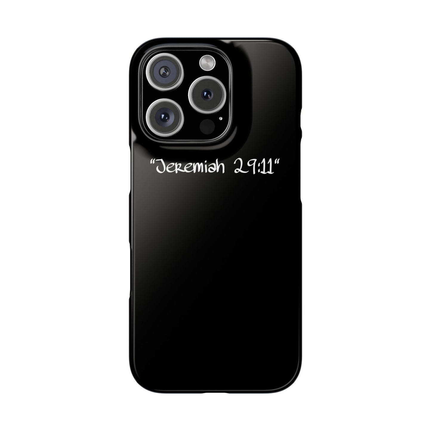 Bible verse "Jeremiah 29:11"- iPhone Case