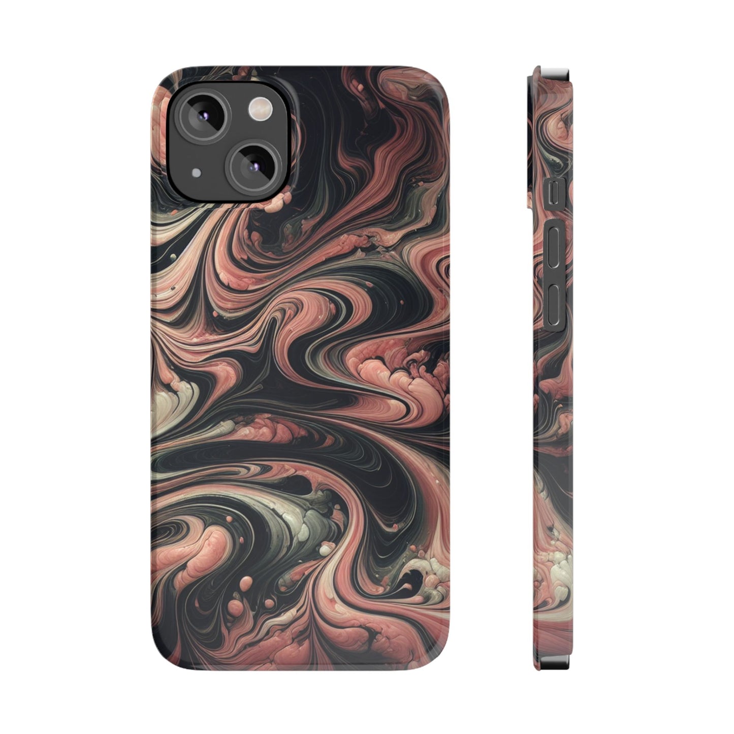 "Trending" Pink Marble design - iPhone case