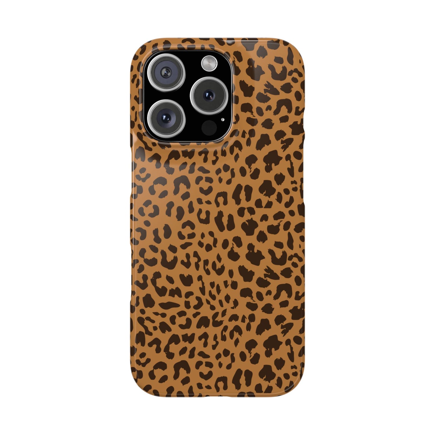 Sleek Leopard Print Slim Phone Case - Stylish & Durable Protection