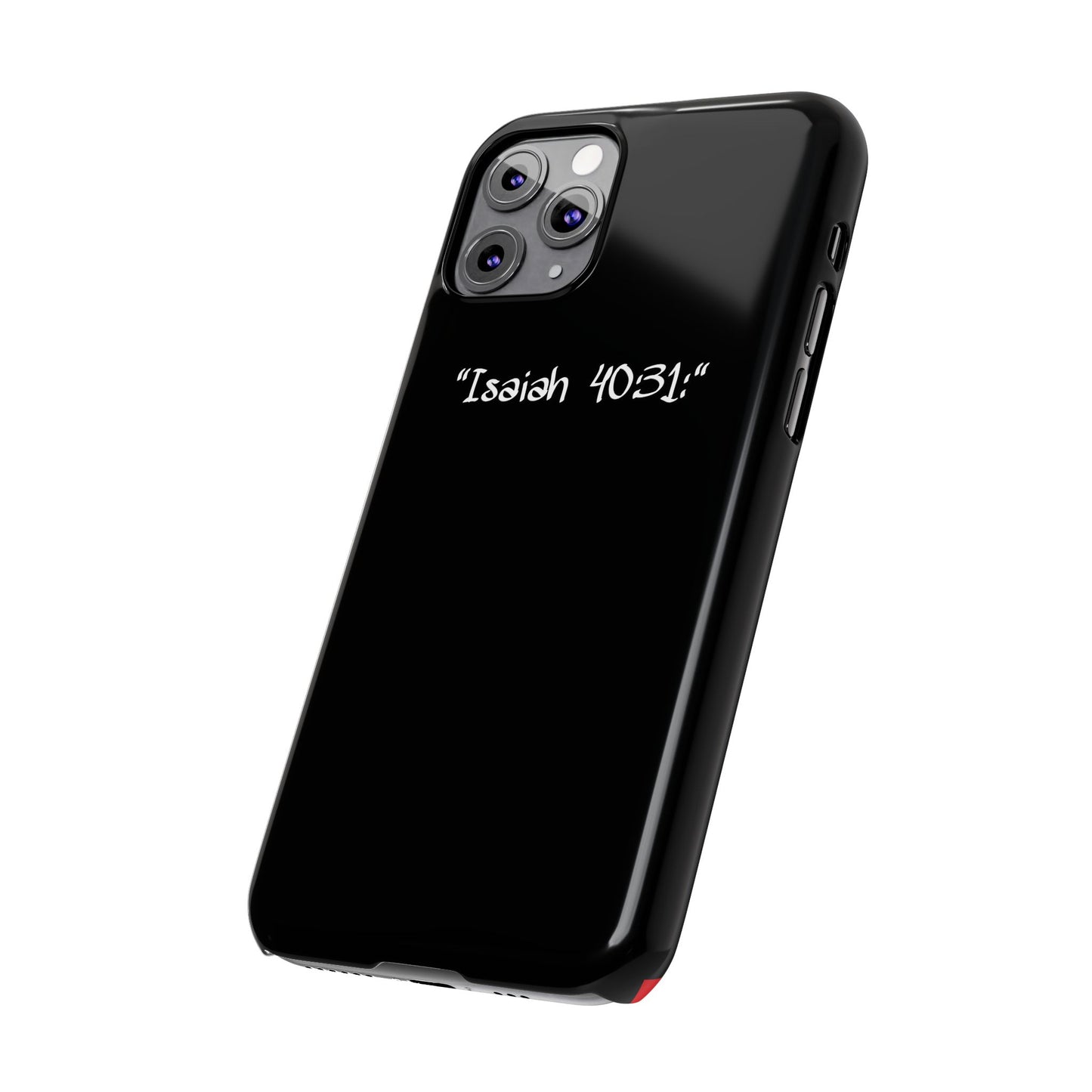 Bible verse "Isaiah 40.31:" - Iphone Case