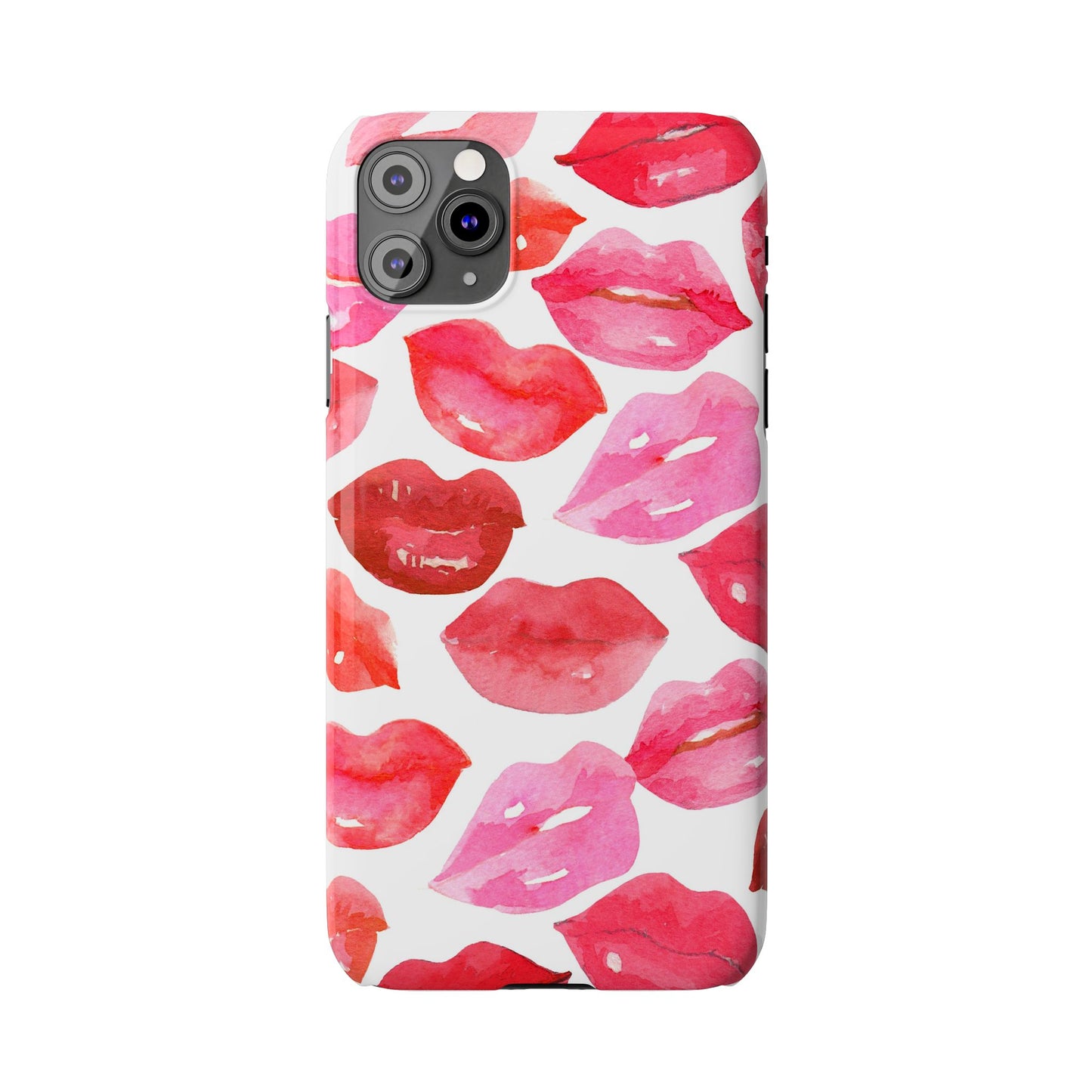 Romantic Kiss Lip Design Slim Phone Case - Perfect Gift for Valentine's Day