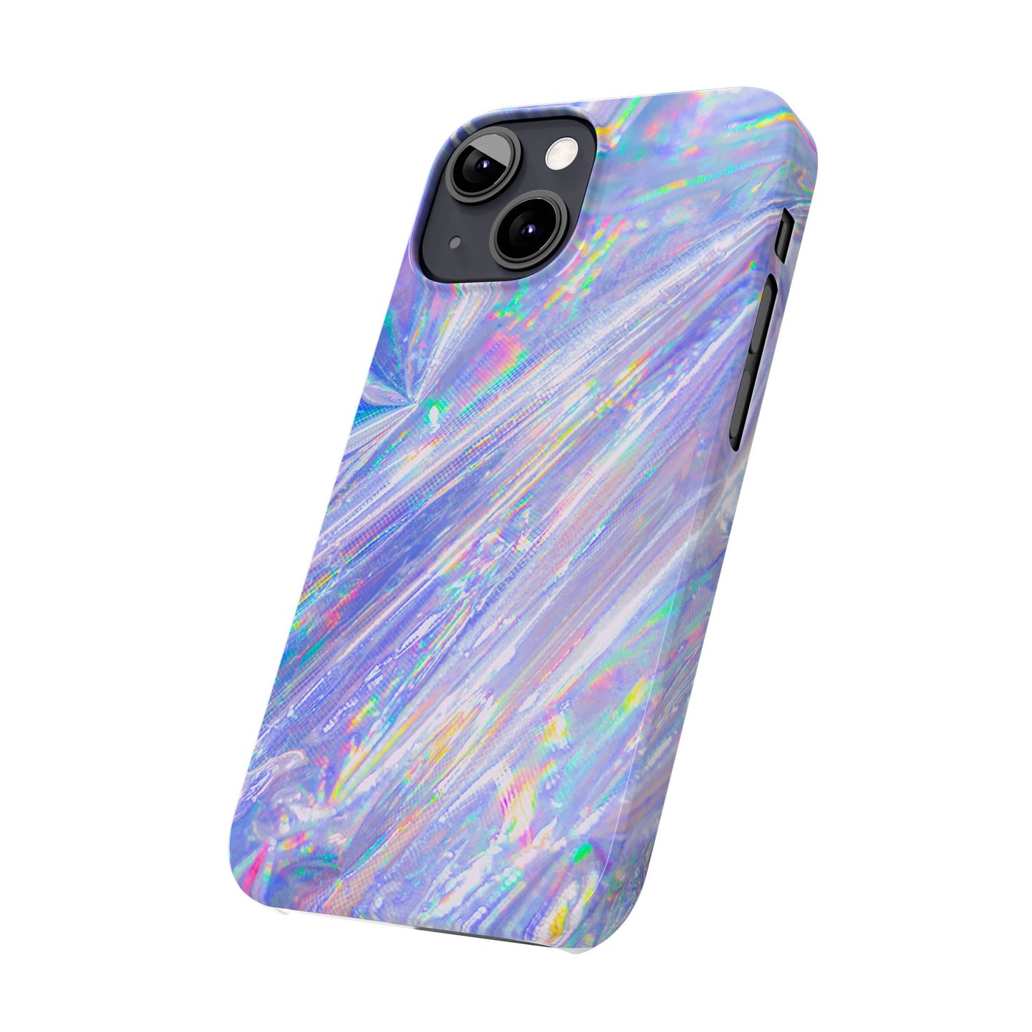 Iridescent Slim Phone Case - Holographic Design for Trendy Protection