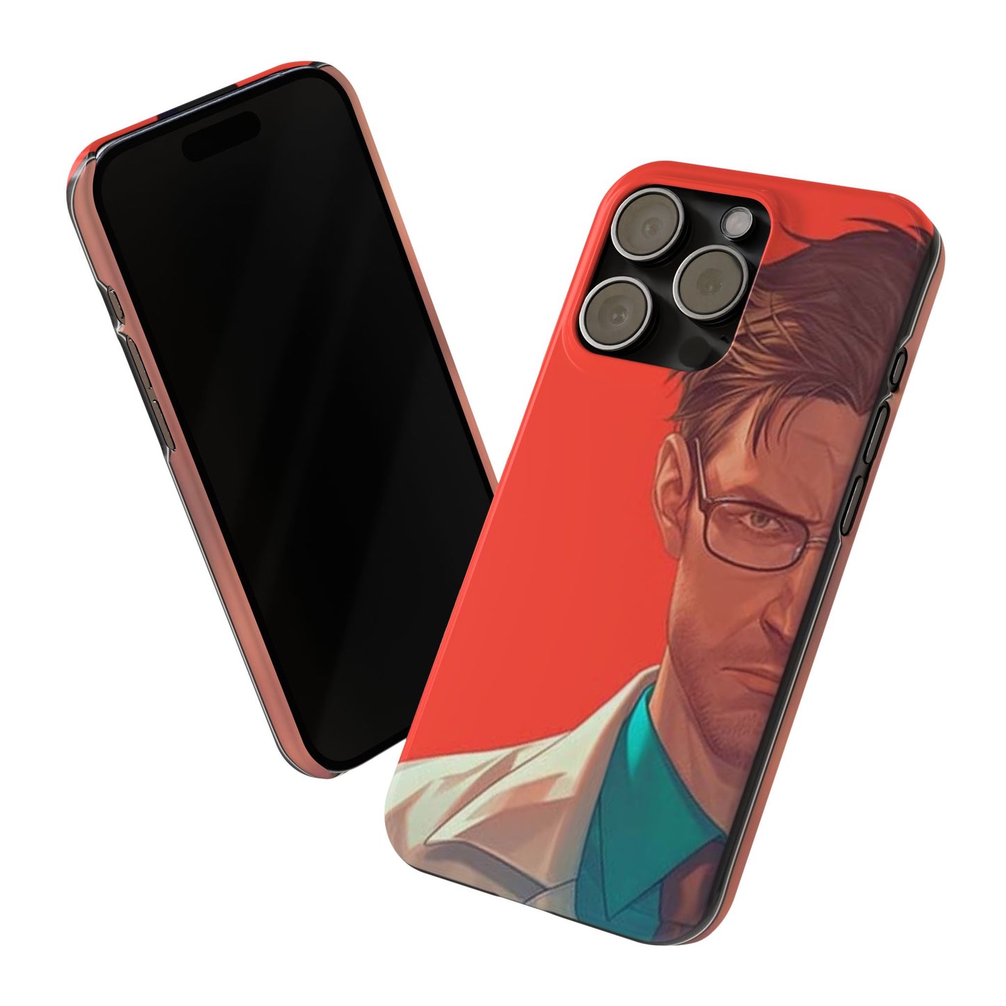 Stylish Slim Phone Case featuring Bold Artistic Design