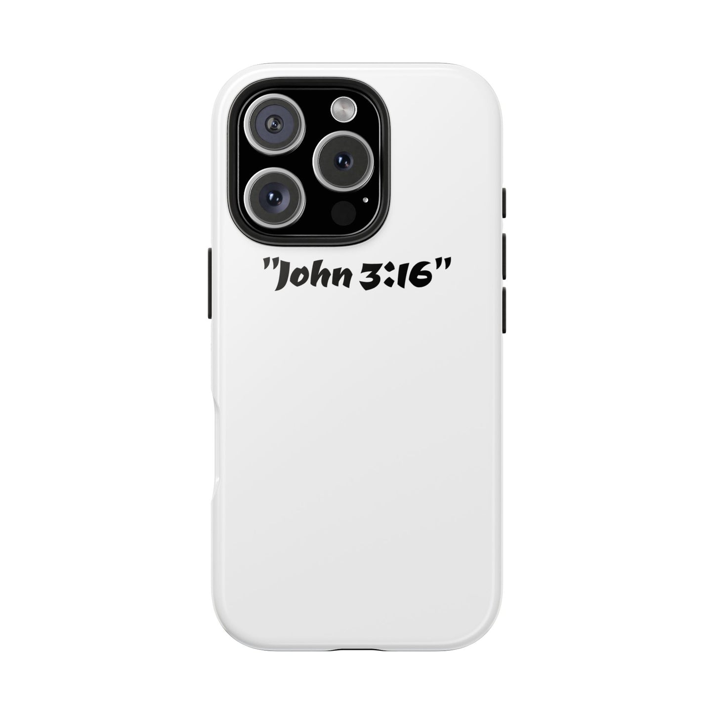 Bible verse "John 3:16" (V2) - Tough iPhone Case