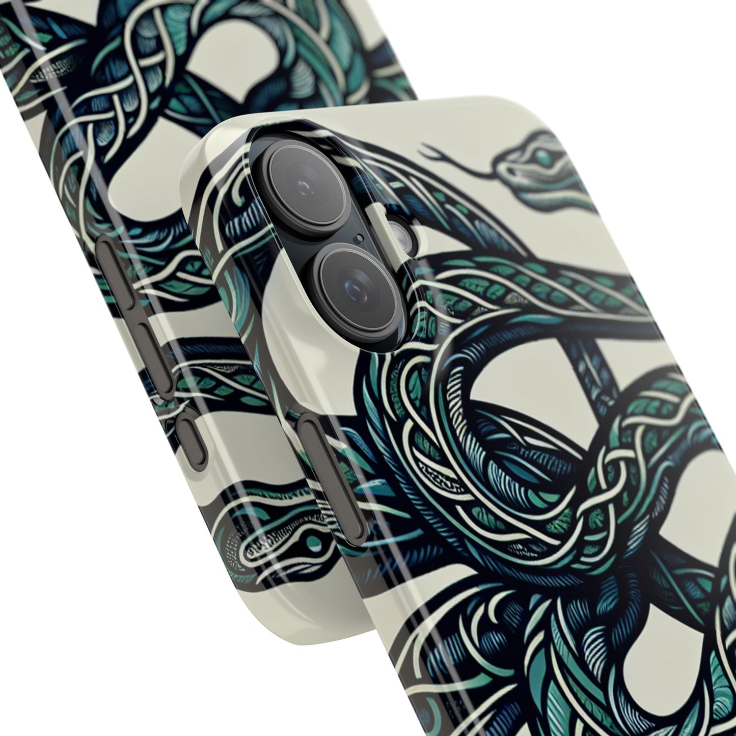 Artistic Snake Slim Phone Case - Unique Design for Nature Lovers