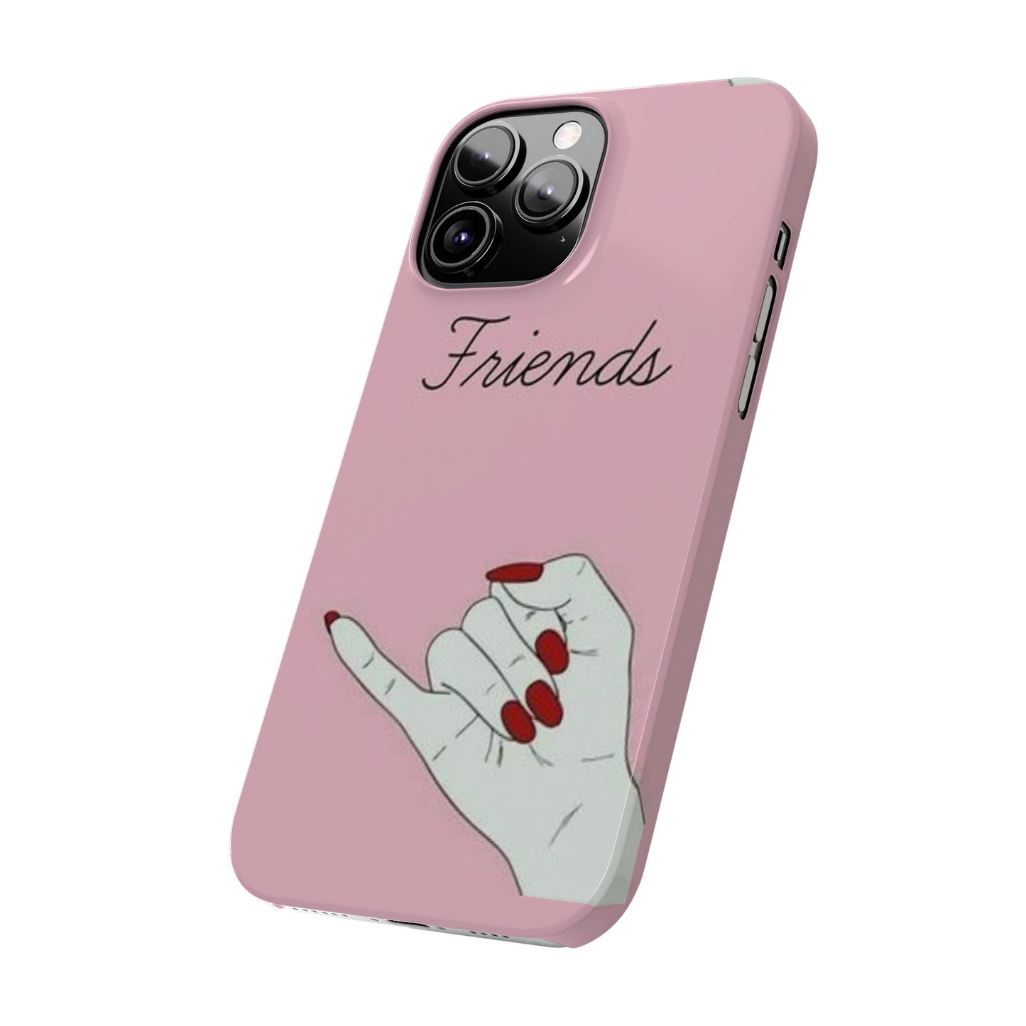 Stylish Slim Phone Case - 'Friends' Design - Perfect Gift for Besties