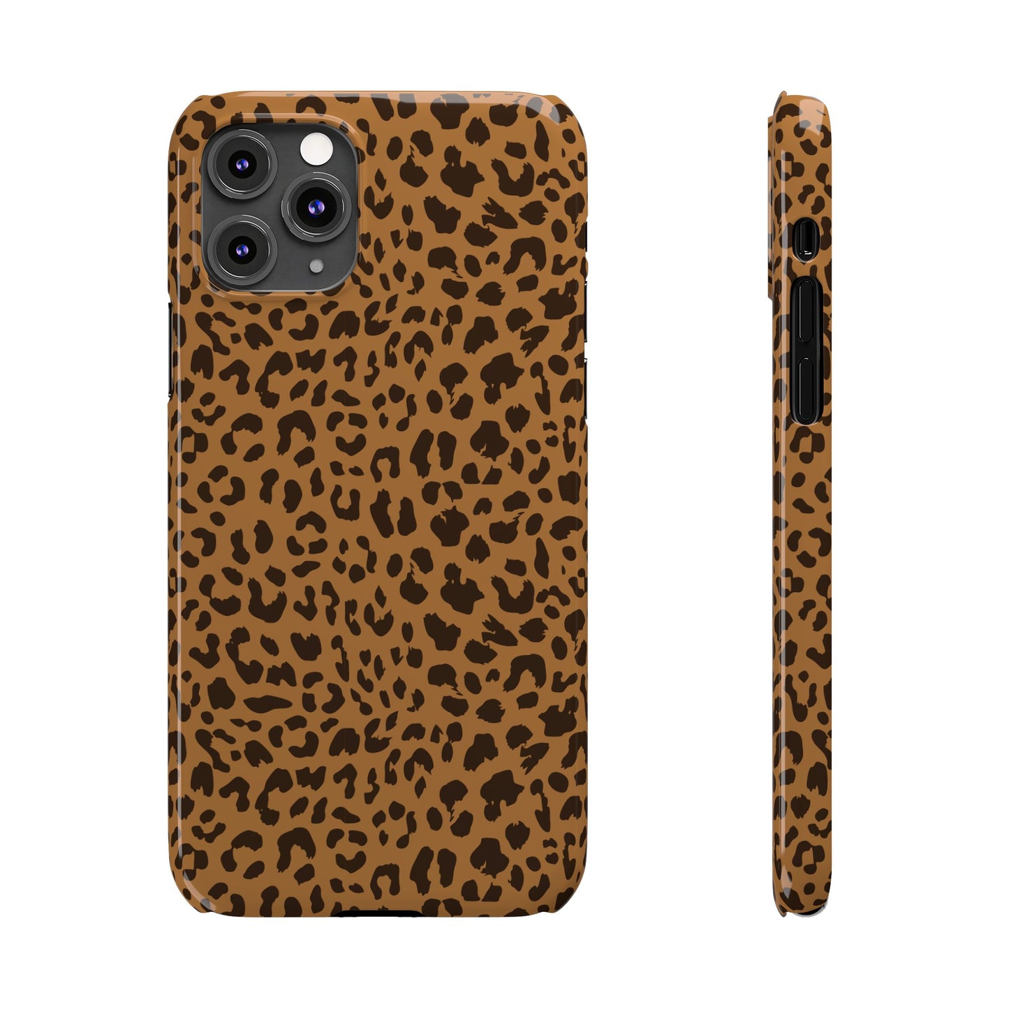 Sleek Leopard Print Slim Phone Case - Stylish & Durable Protection