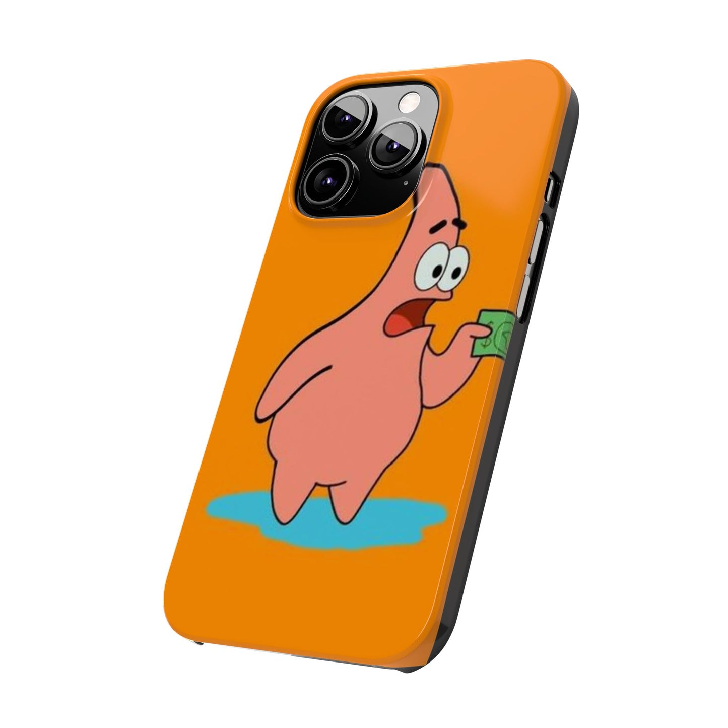 Funny Slim Phone Case with Patrick Star Design - Cute Cartoon Accessory for Phone Lovers