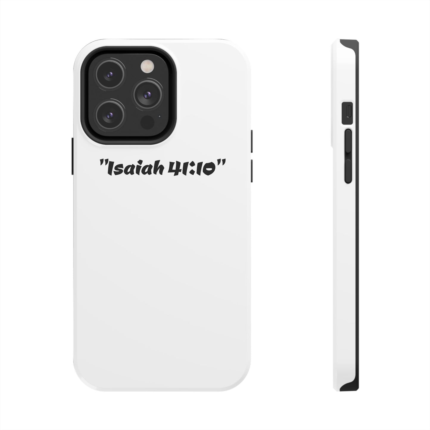 Bible verse "Isaiah 41:10" (V2) - Tough iPhone Case