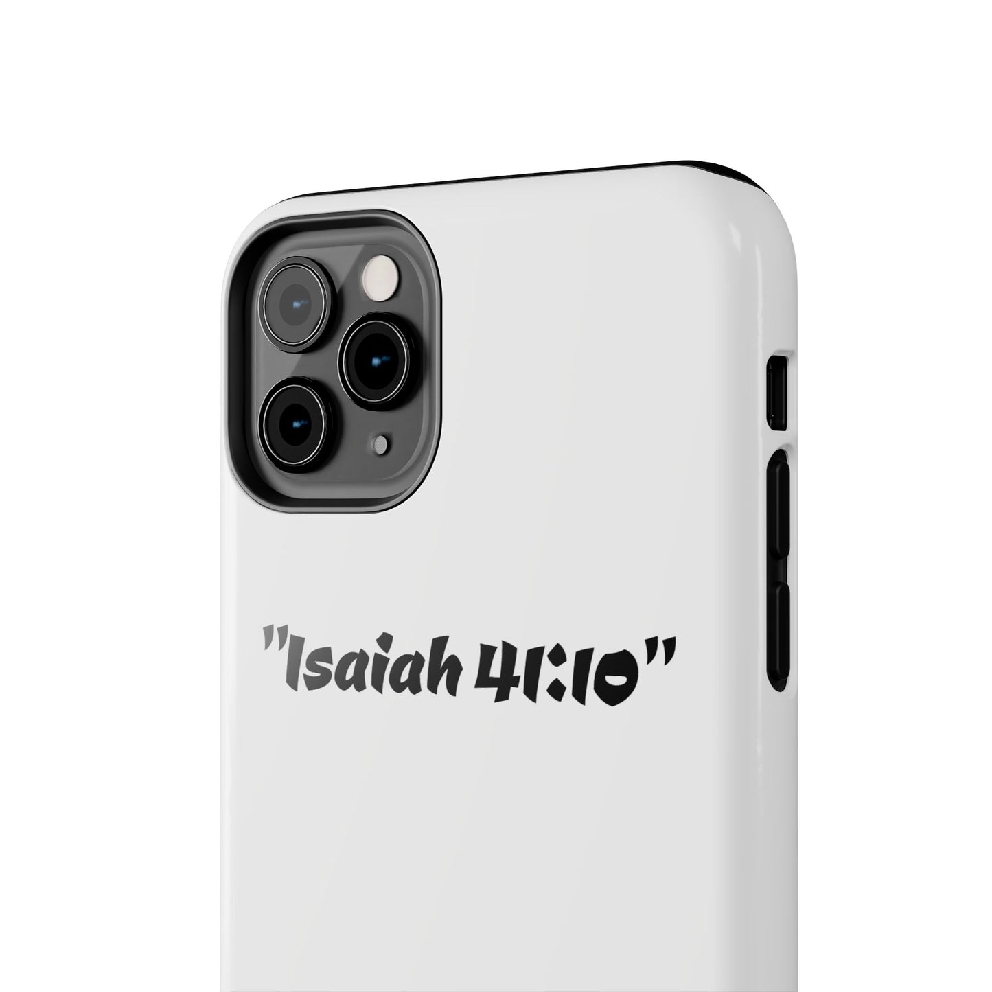 Bible verse "Isaiah 41:10" (V2) - Tough iPhone Case