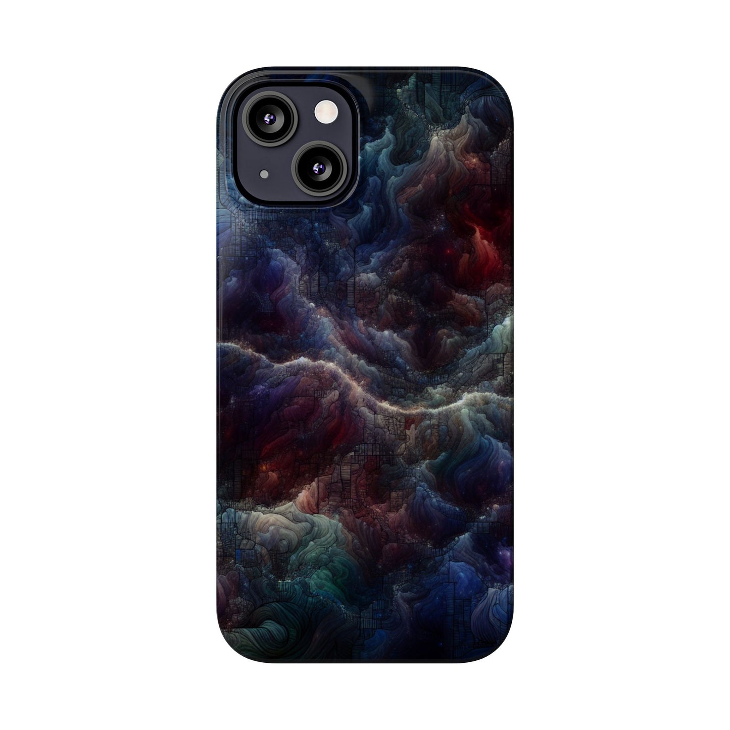 Cosmic Swirl Slim Phone Case - Protect Your Device in Style