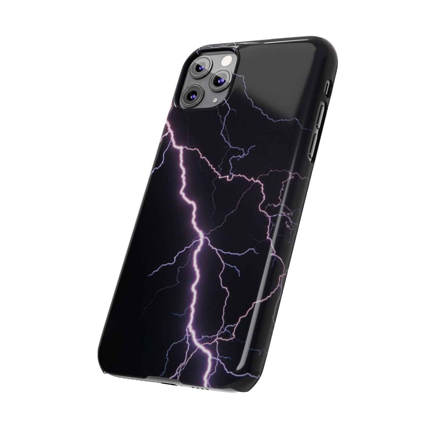 Lightning Bolt Slim Phone Case - Edgy, Stylish Protection for Your Device