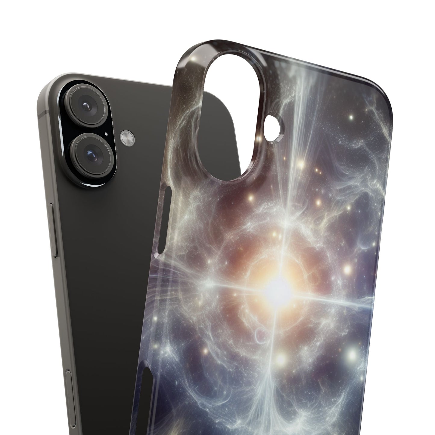 Cosmic Energy Slim Phone Case – Galaxy Design for Astronomy Lovers