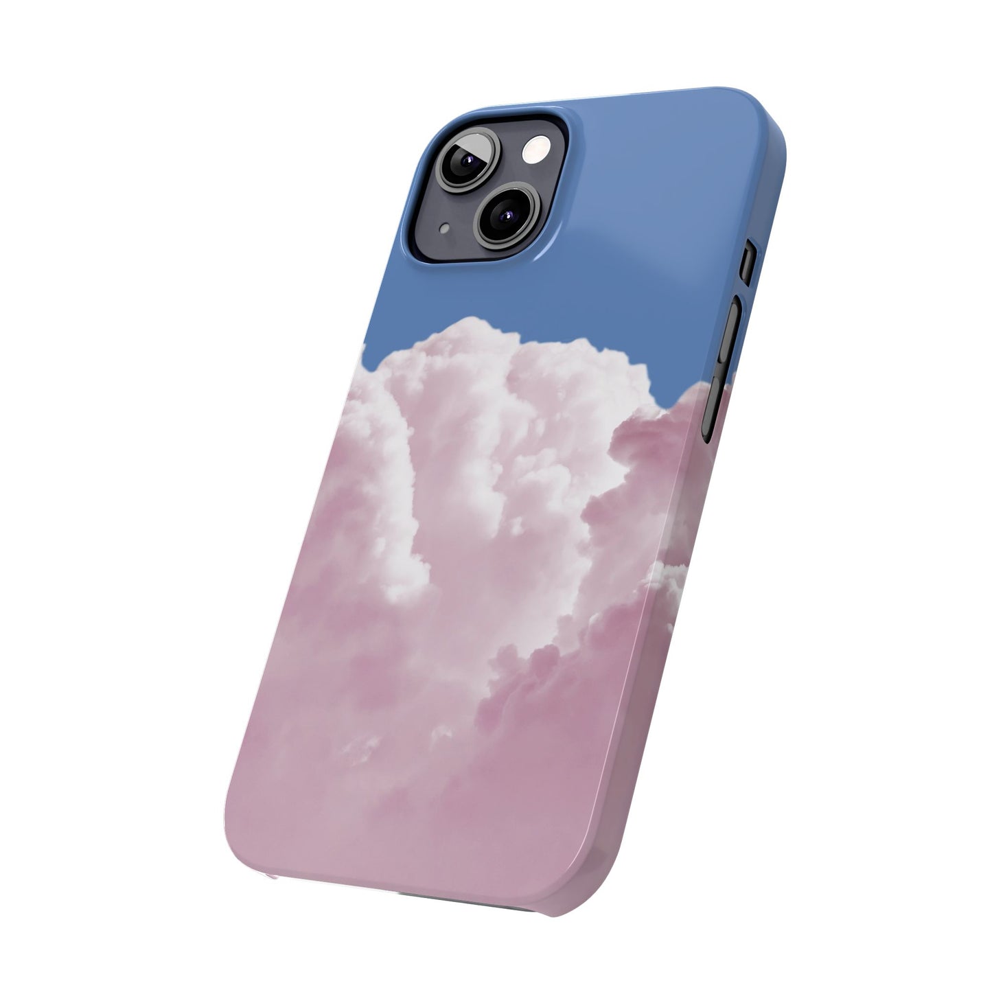 Pastel Cloud Slim Phone Case - Aesthetic Phone Accessory for Dreamers