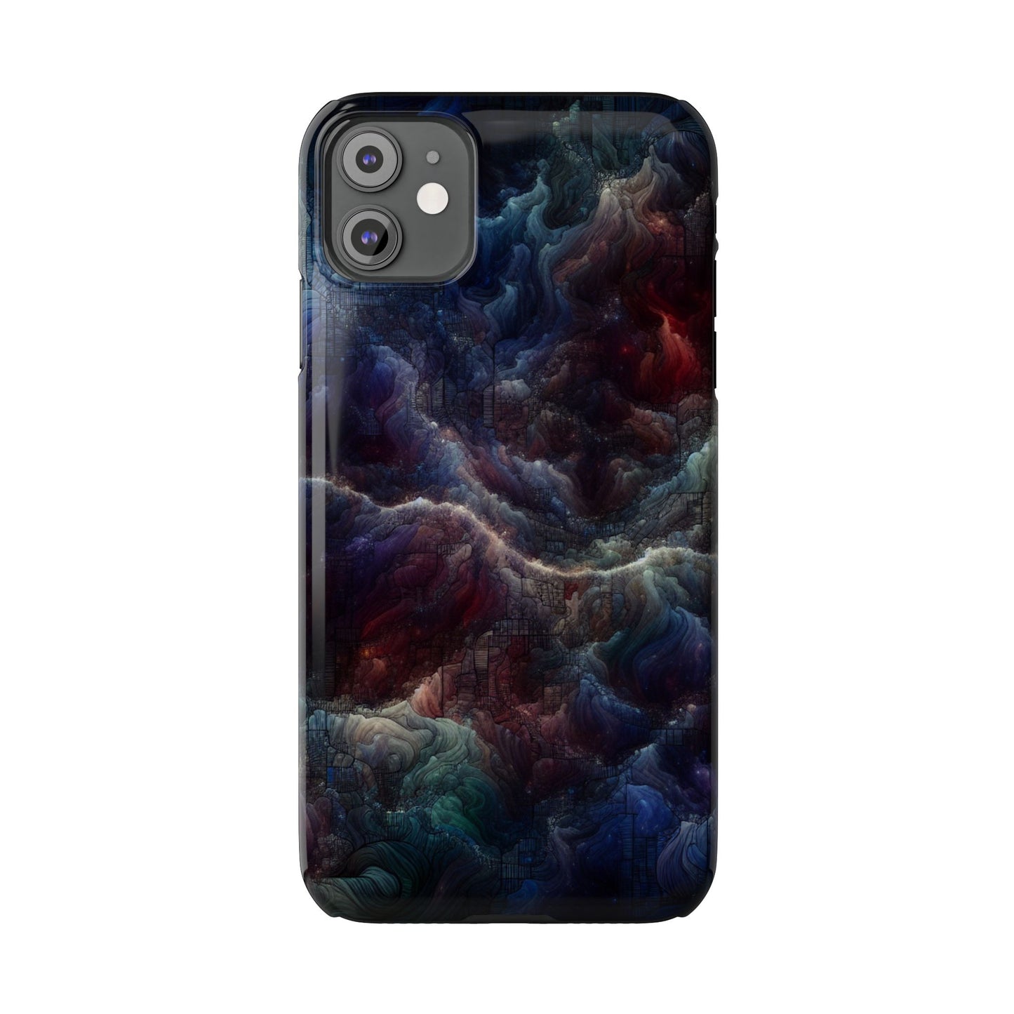 Cosmic Swirl Slim Phone Case - Protect Your Device in Style