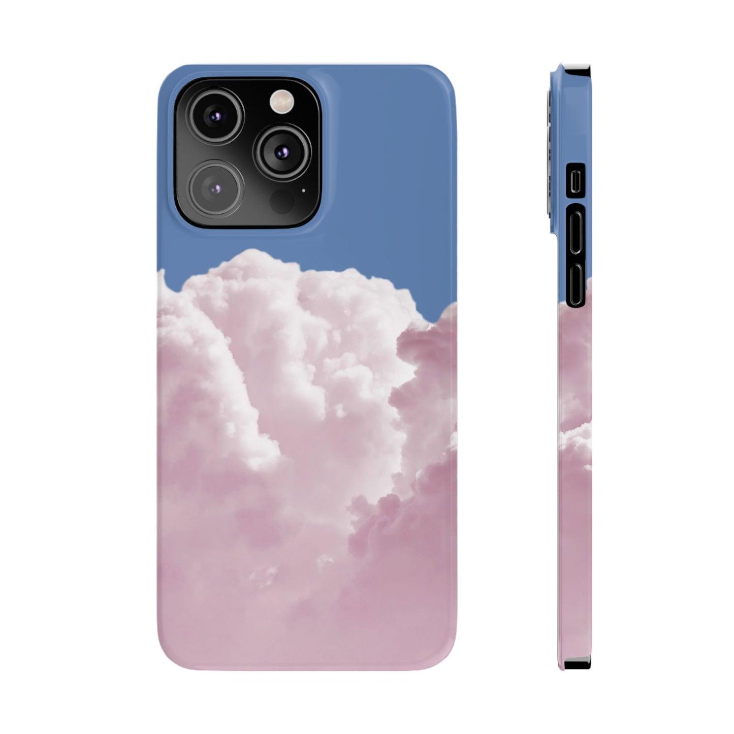 Pastel Cloud Slim Phone Case - Aesthetic Phone Accessory for Dreamers