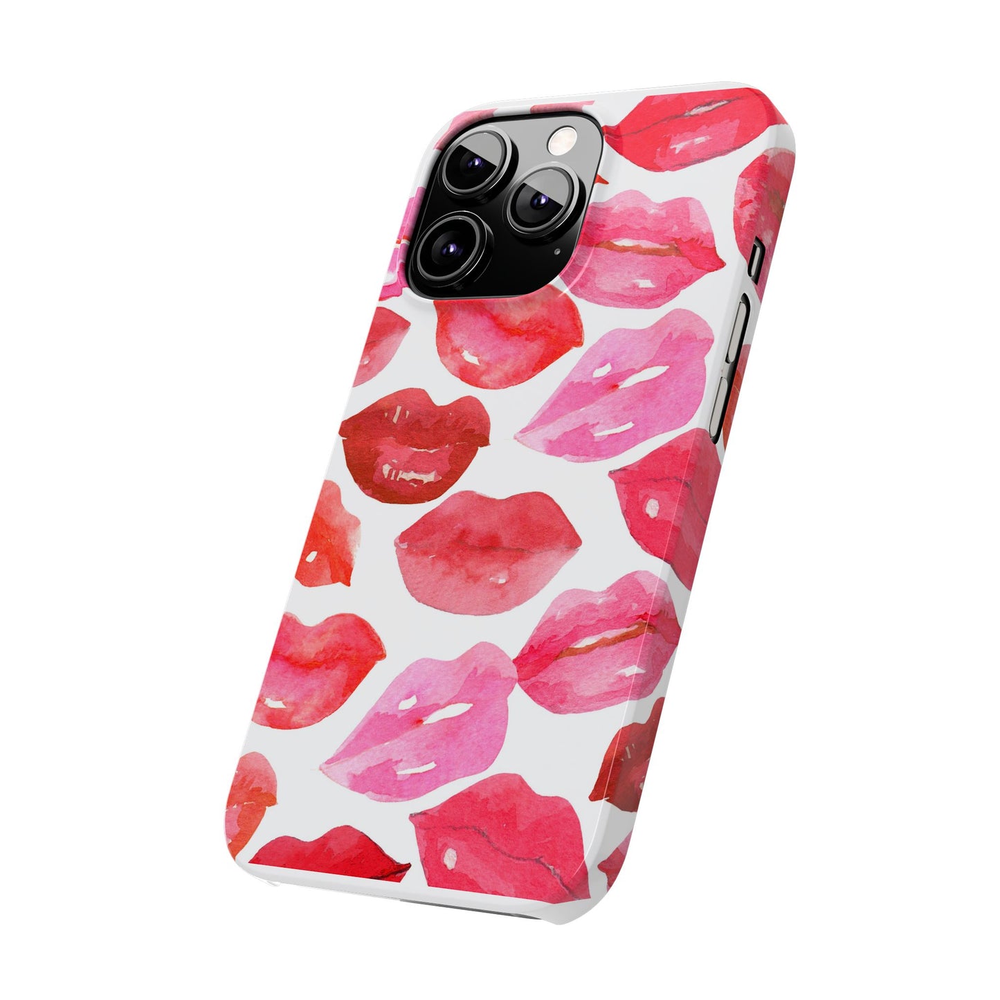 Romantic Kiss Lip Design Slim Phone Case - Perfect Gift for Valentine's Day