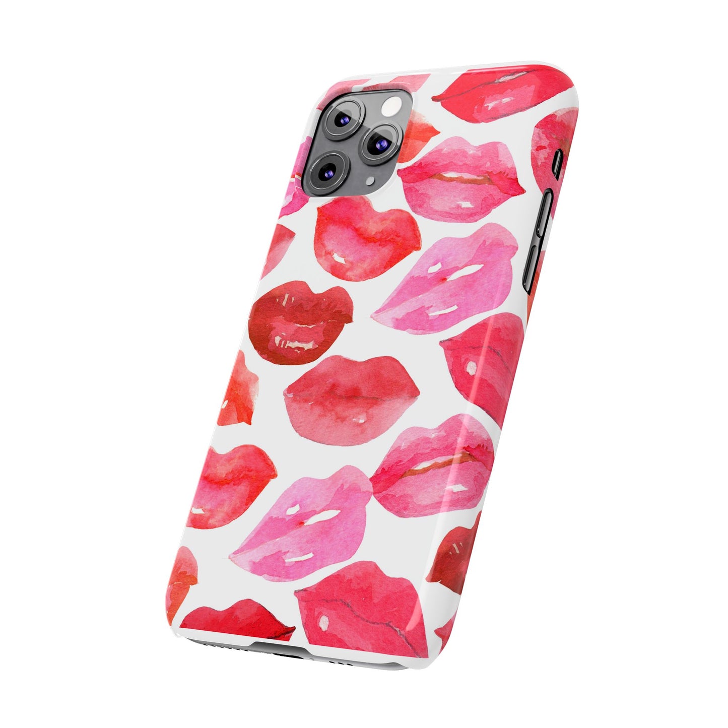 Romantic Kiss Lip Design Slim Phone Case - Perfect Gift for Valentine's Day