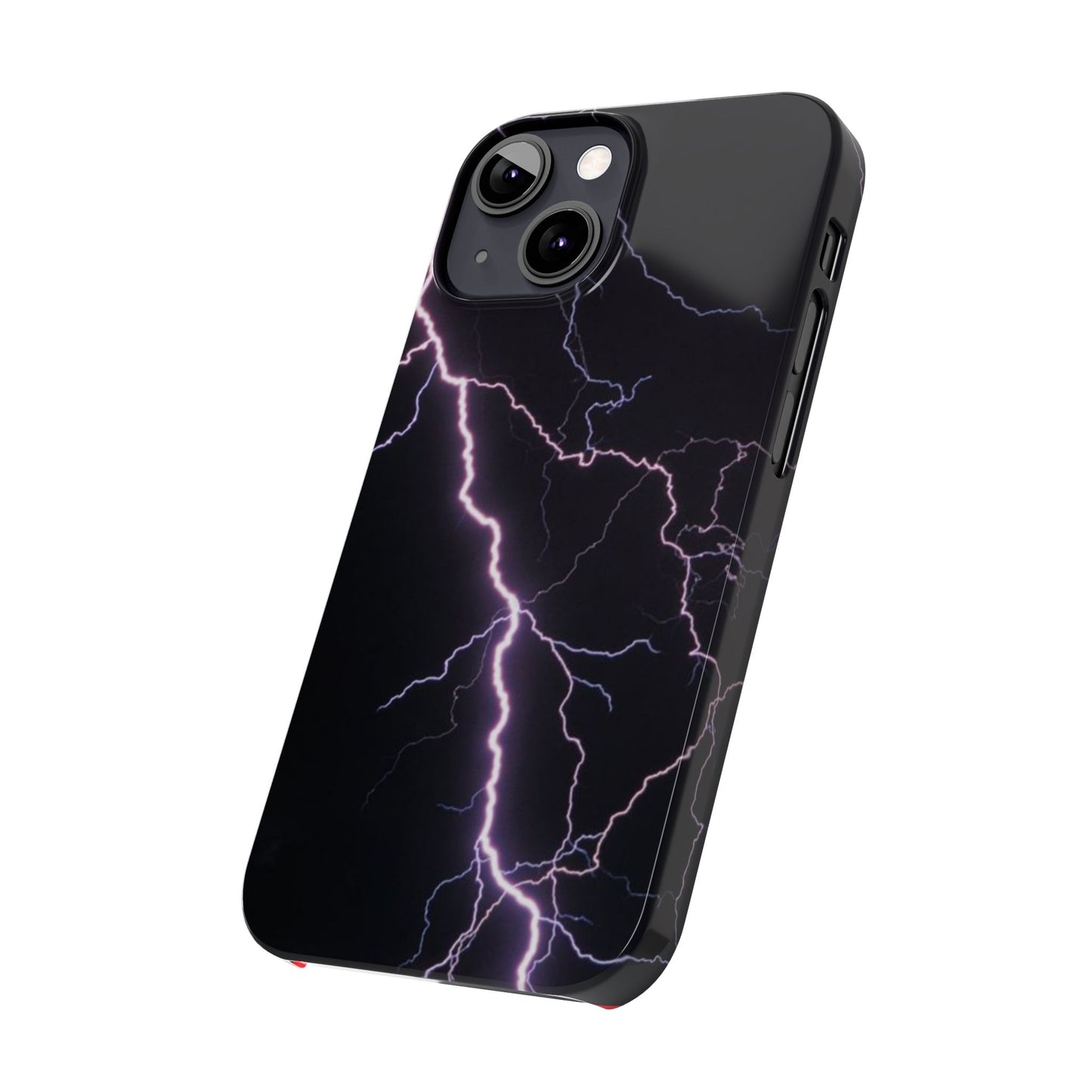 Lightning Bolt Slim Phone Case - Edgy, Stylish Protection for Your Device