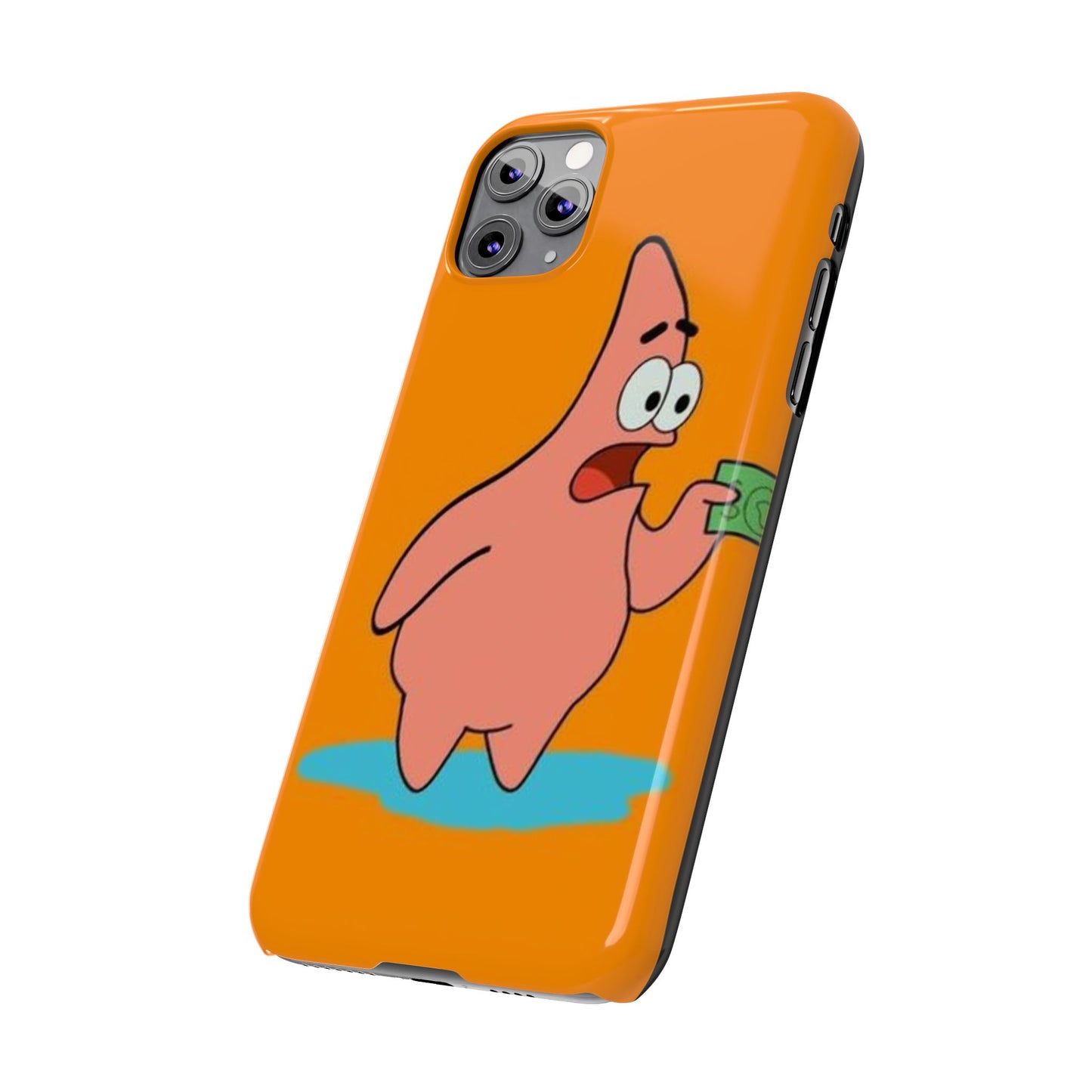 Funny Slim Phone Case with Patrick Star Design - Cute Cartoon Accessory for Phone Lovers