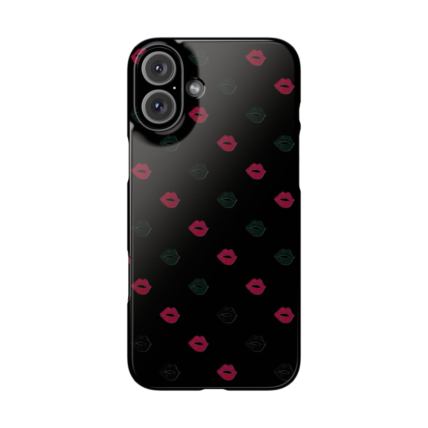 Chic Lip Pattern Slim Phone Case - Stylish Protection for Trendsetters