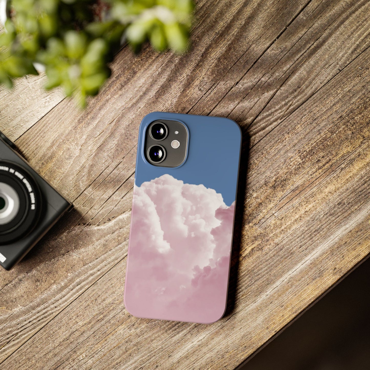 Pastel Cloud Slim Phone Case - Aesthetic Phone Accessory for Dreamers