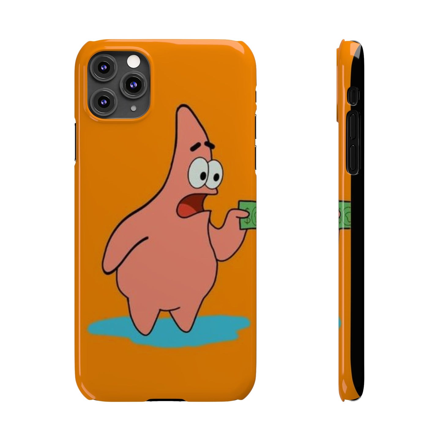 Funny Slim Phone Case with Patrick Star Design - Cute Cartoon Accessory for Phone Lovers