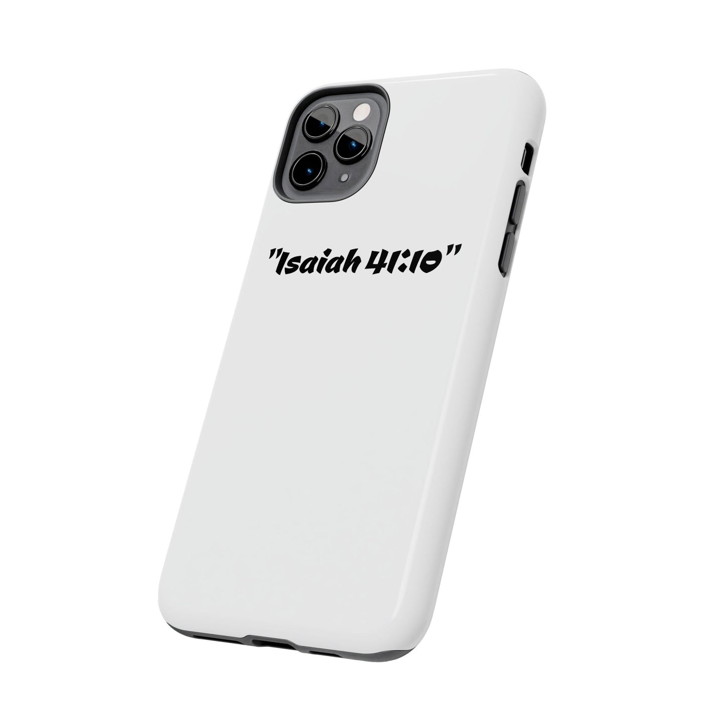 Bible verse "Isaiah 41:10" (V2) - Tough iPhone Case