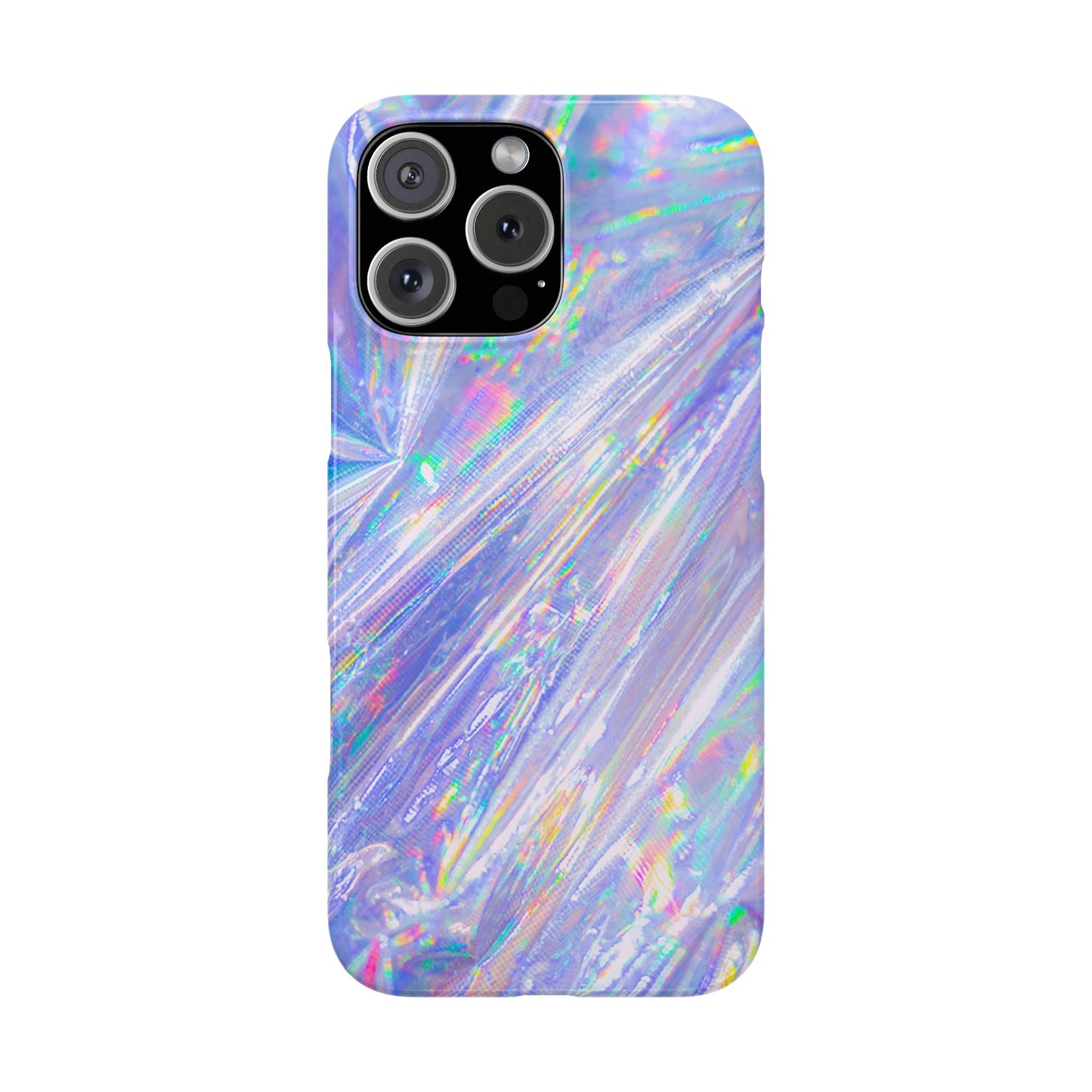 Iridescent Slim Phone Case - Holographic Design for Trendy Protection