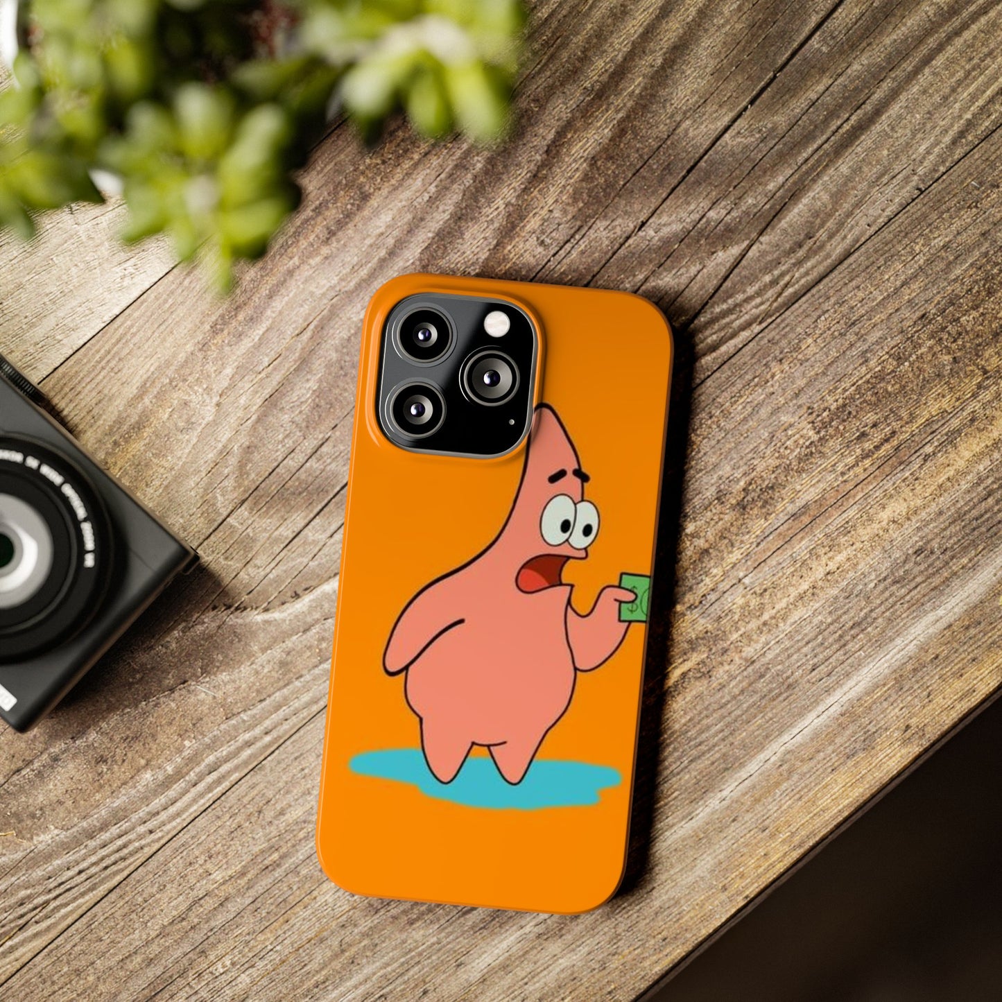 Funny Slim Phone Case with Patrick Star Design - Cute Cartoon Accessory for Phone Lovers