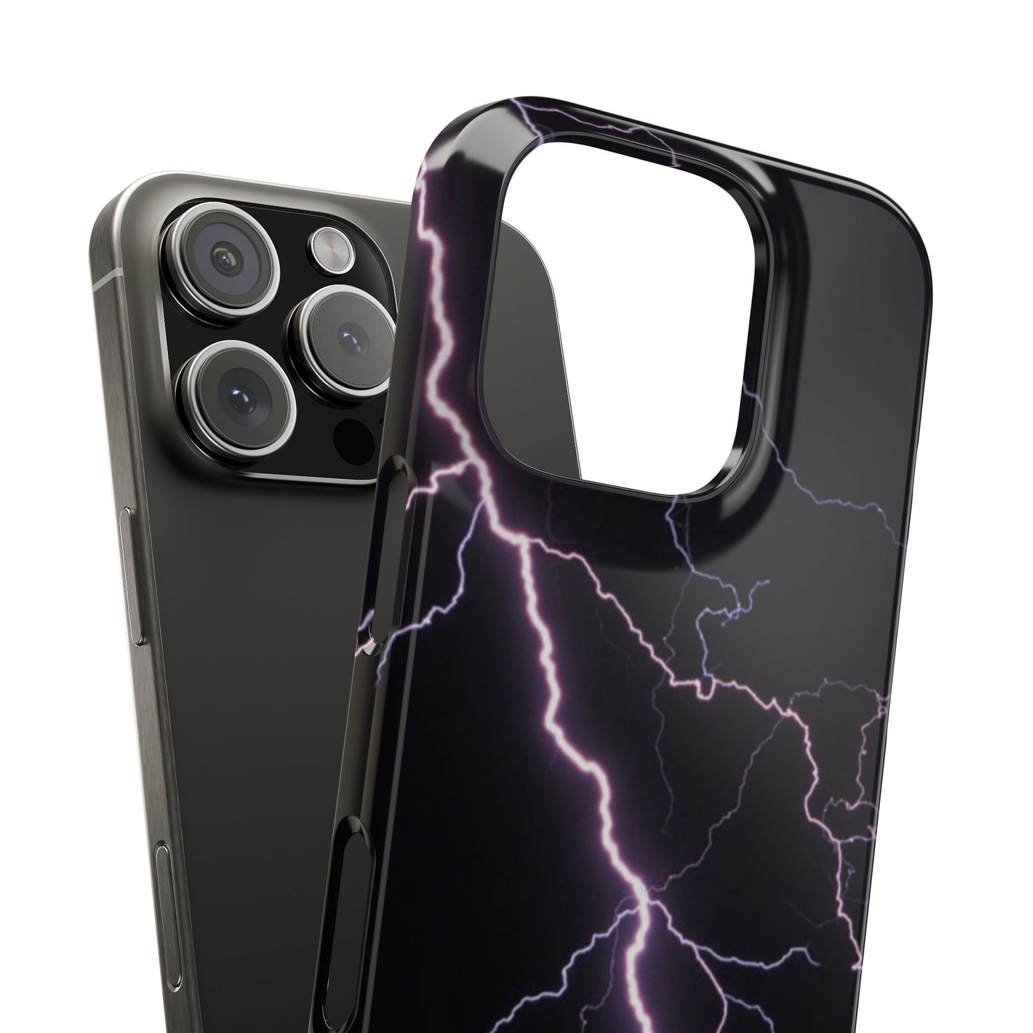 Lightning Bolt Slim Phone Case - Edgy, Stylish Protection for Your Device