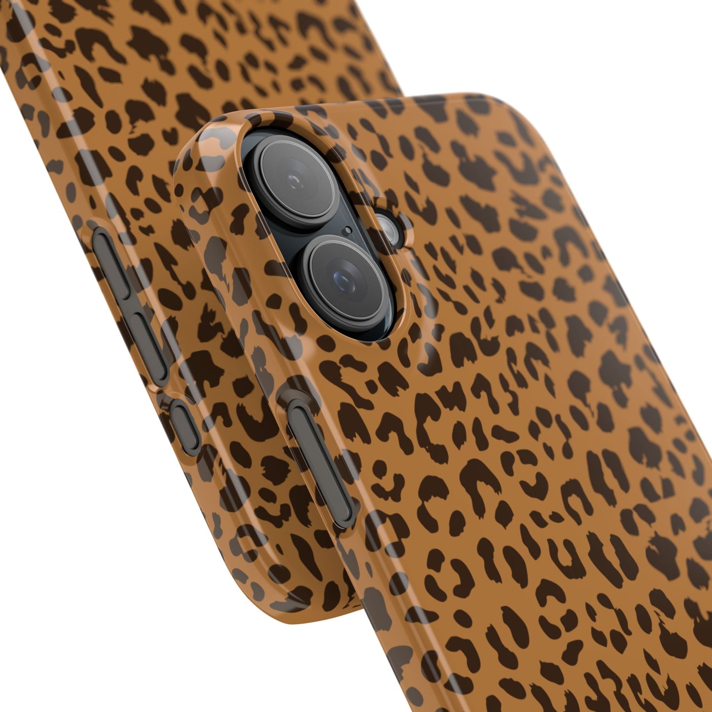 Sleek Leopard Print Slim Phone Case - Stylish & Durable Protection