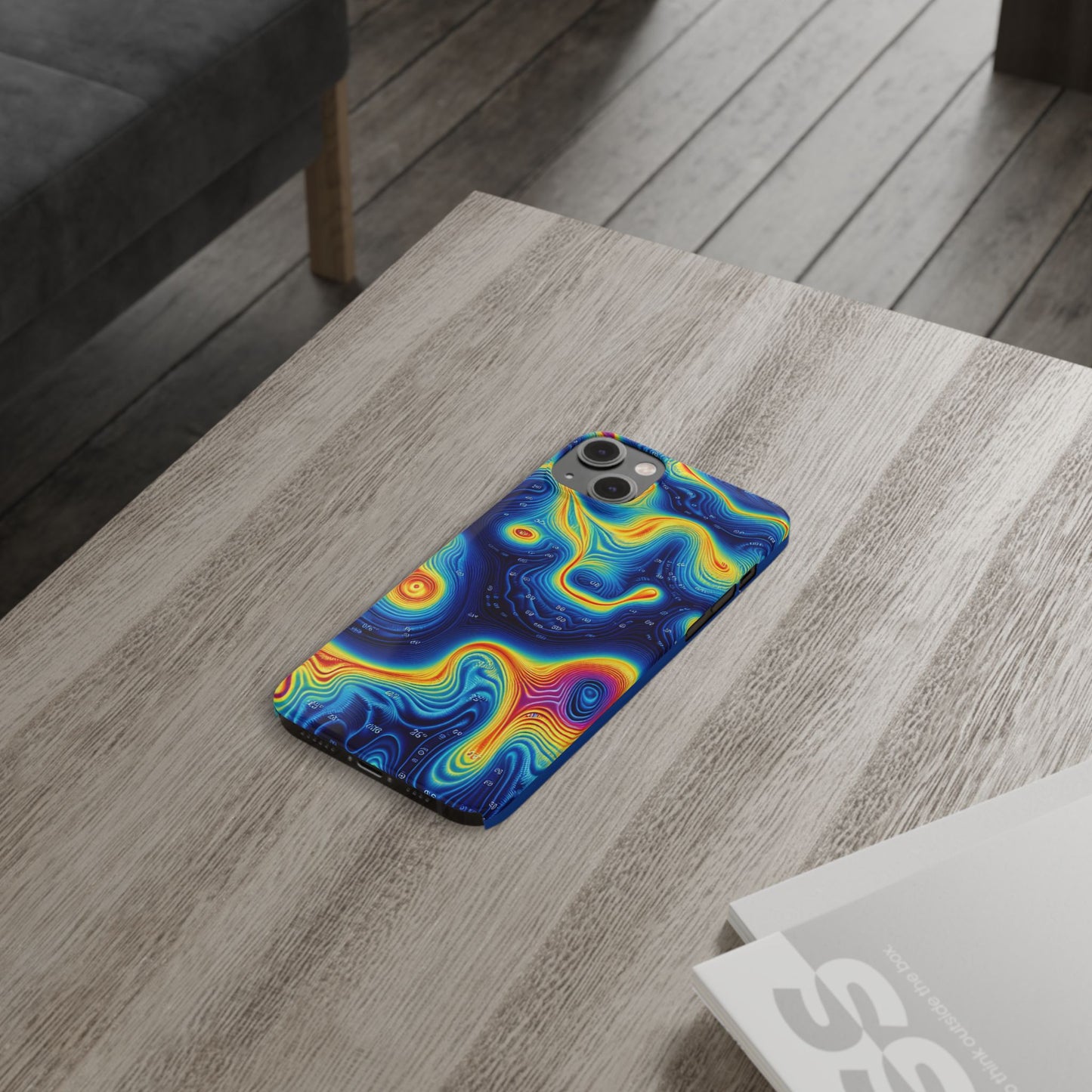 Thermal islands Phone Case - Colorful Geometric Design for Art Lovers