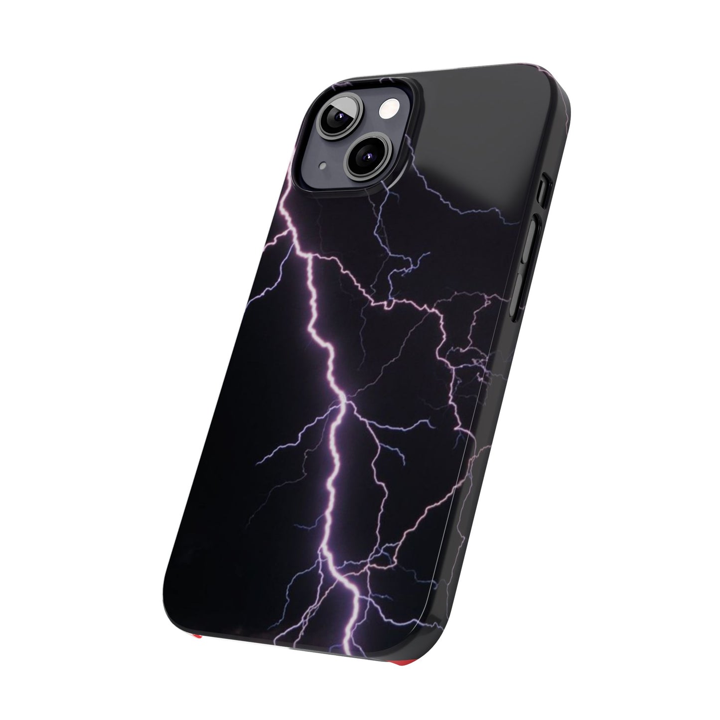 Lightning Bolt Slim Phone Case - Edgy, Stylish Protection for Your Device