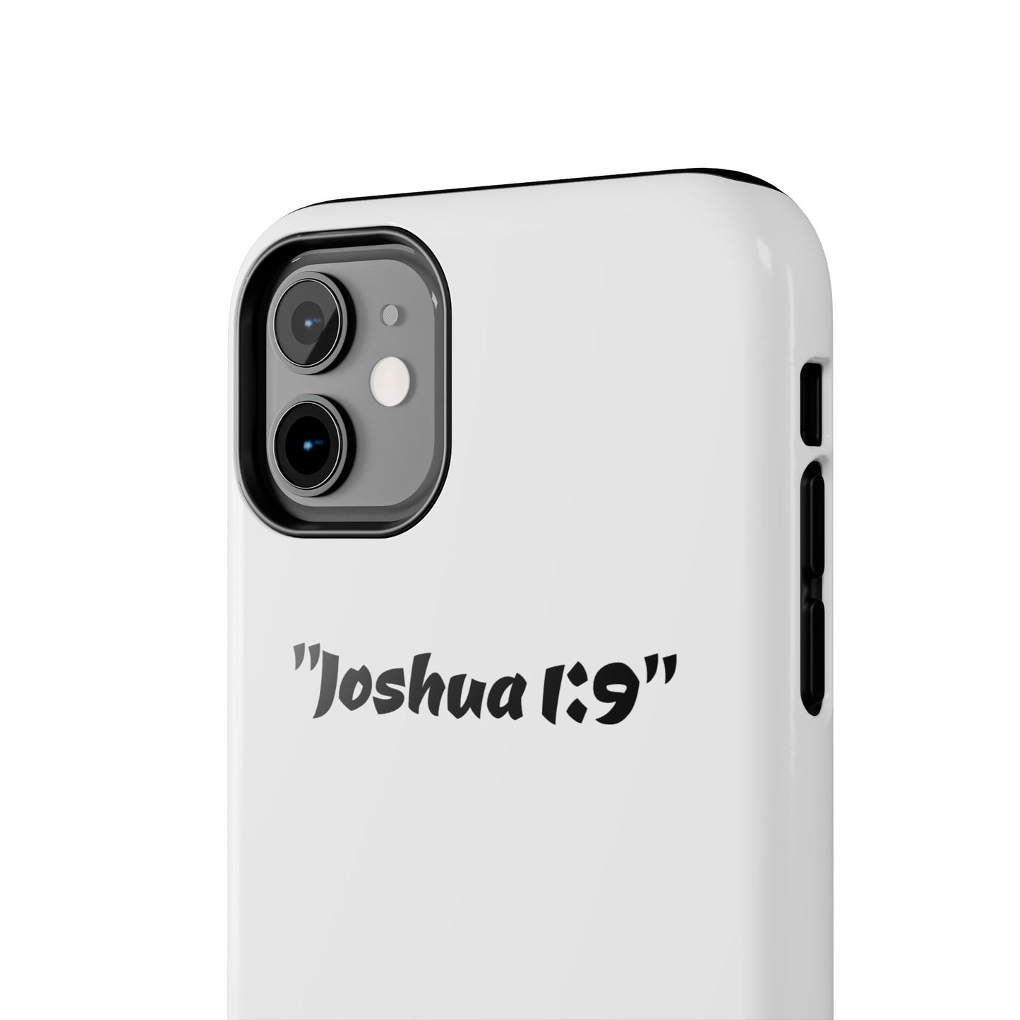 Bible verse "Joshua 1:9" (V2) - Tough iPhone Case