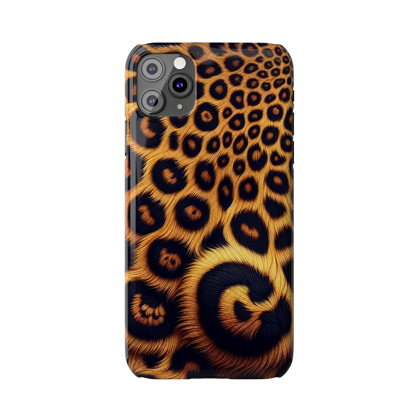 "New" Leopard Print Slim Phone Case - Trendy Animal Design