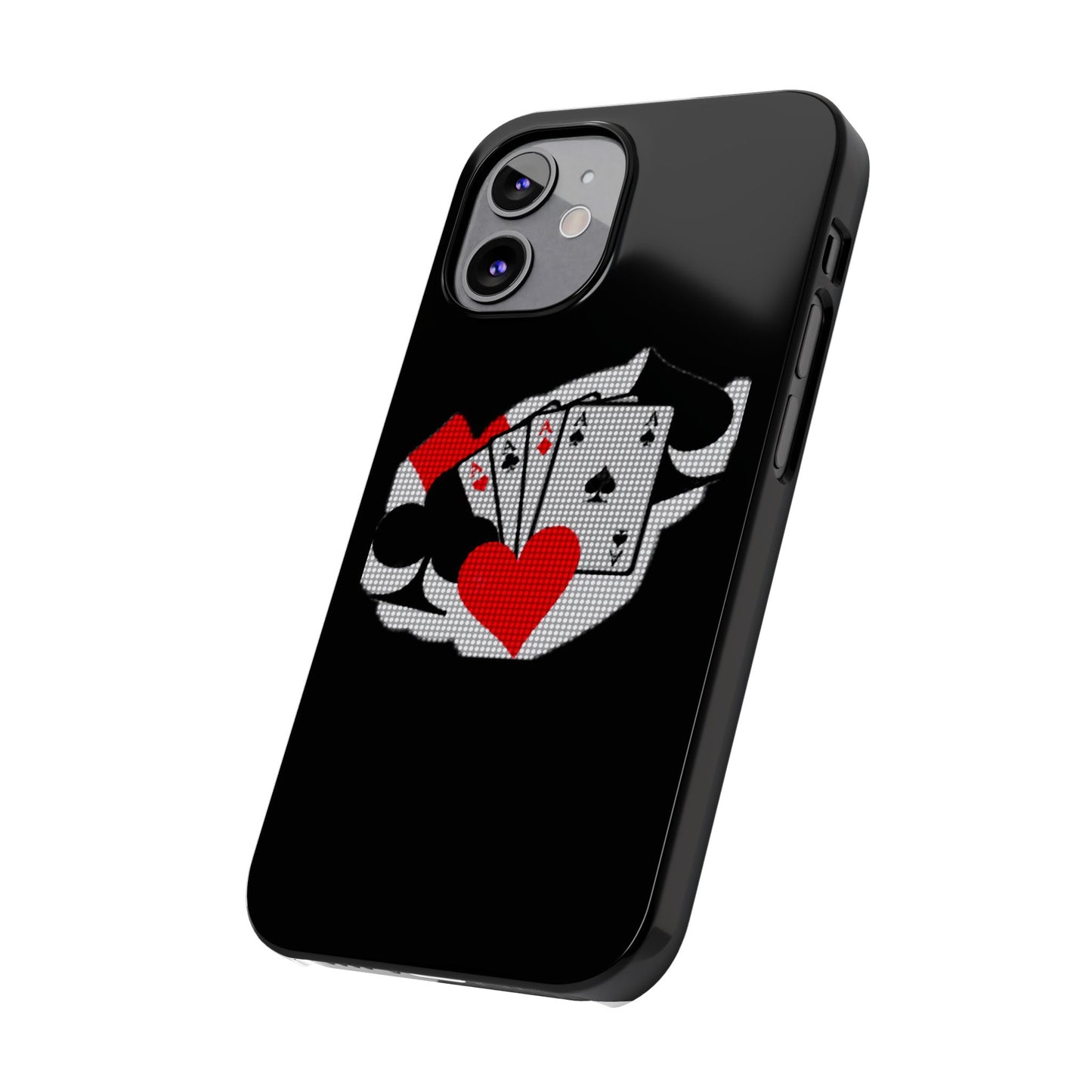 Stylish Slim Phone Case with Poker Design - Perfect for Gamers and Card Enthusiasts