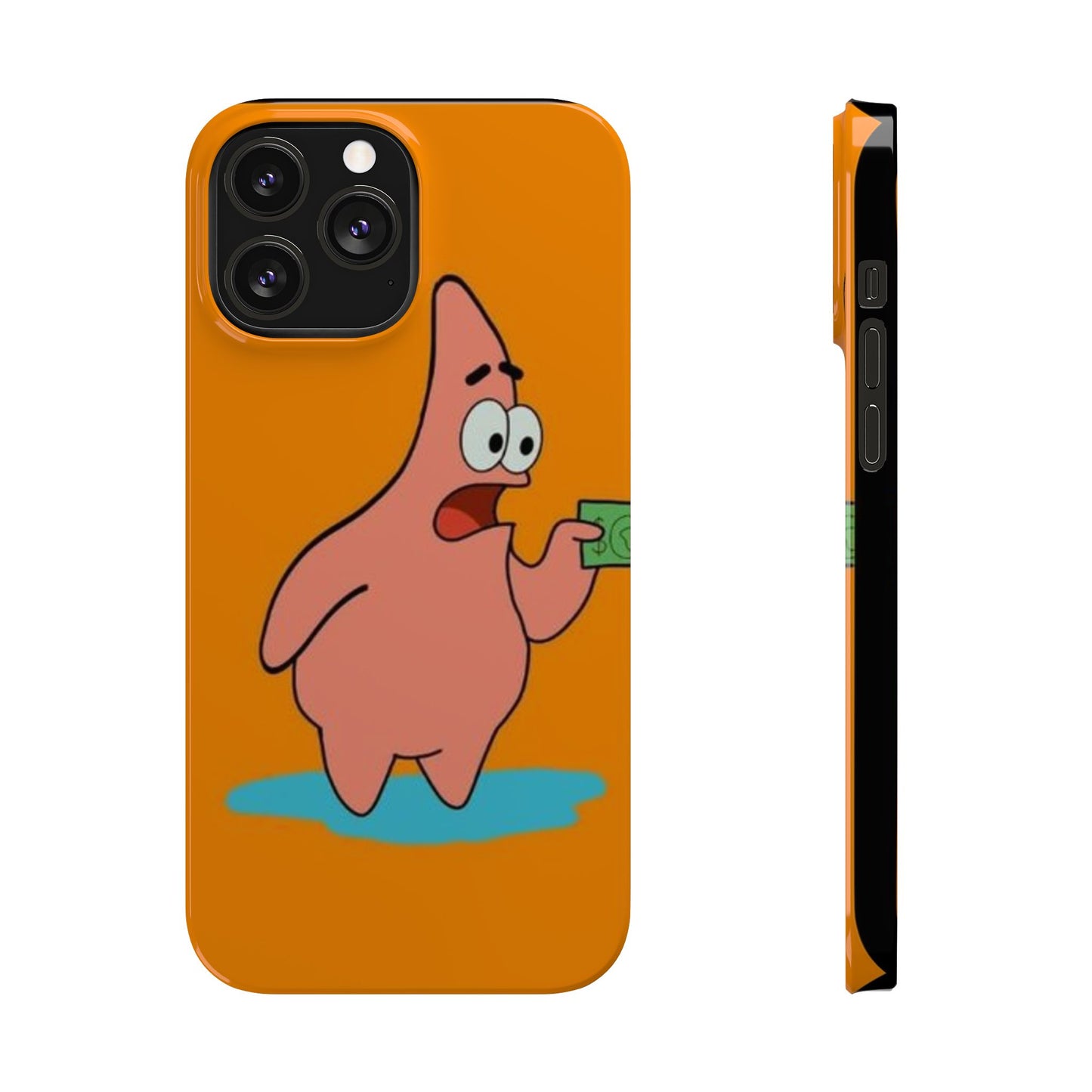 Funny Slim Phone Case with Patrick Star Design - Cute Cartoon Accessory for Phone Lovers