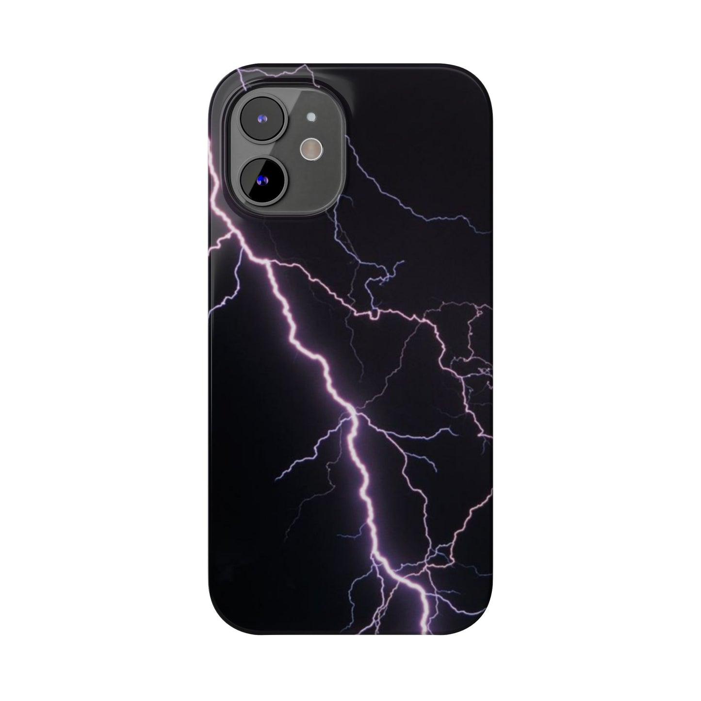 Lightning Bolt Slim Phone Case - Edgy, Stylish Protection for Your Device