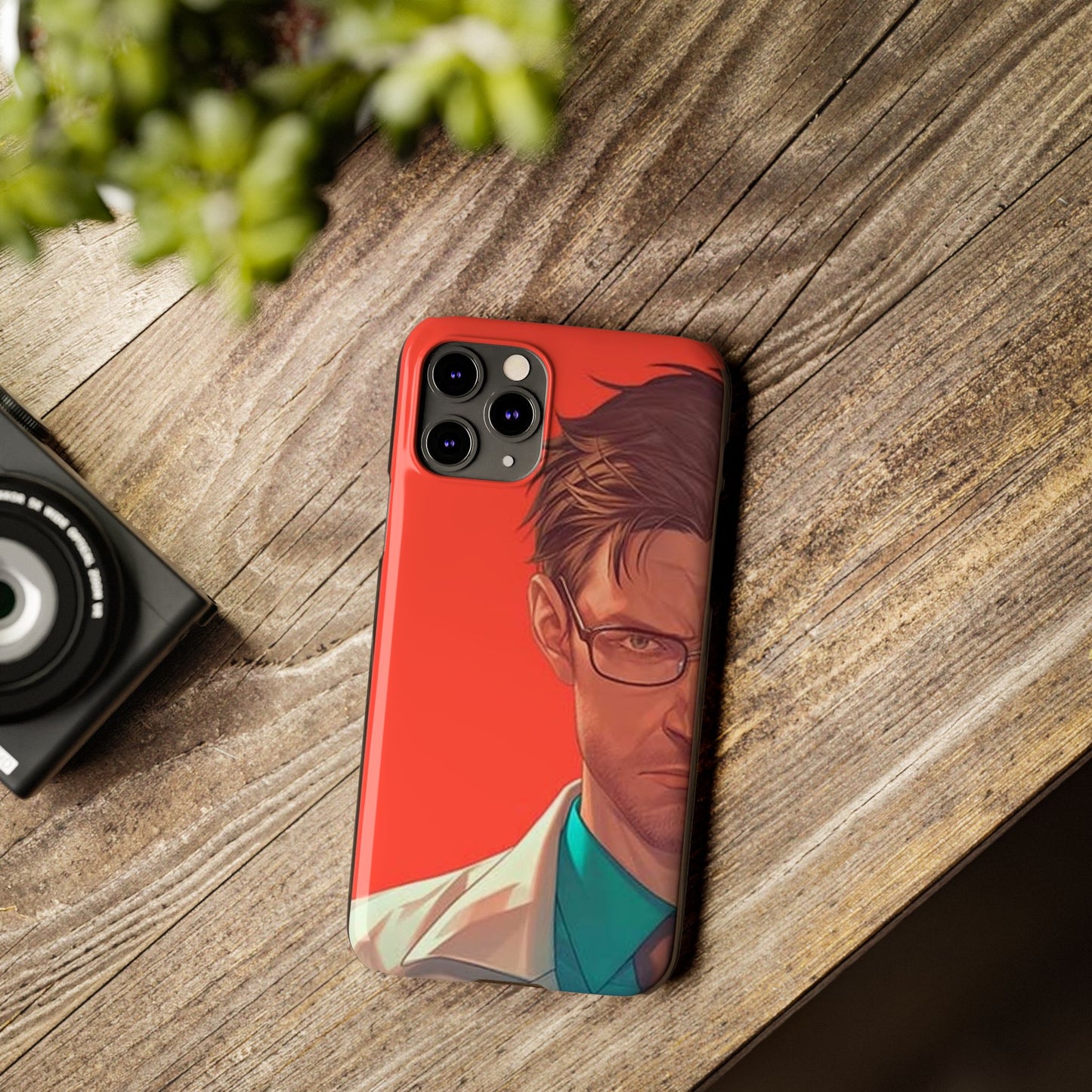 Stylish Slim Phone Case featuring Bold Artistic Design