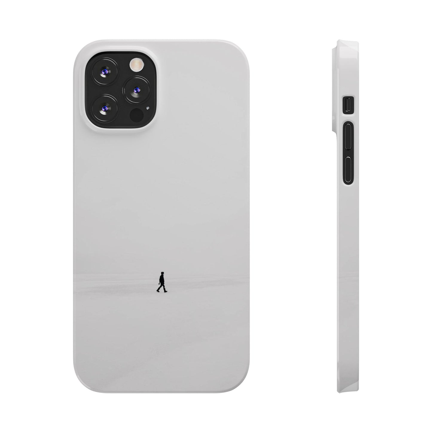 Minimalist Slim Phone Case - Serenity Walk Design