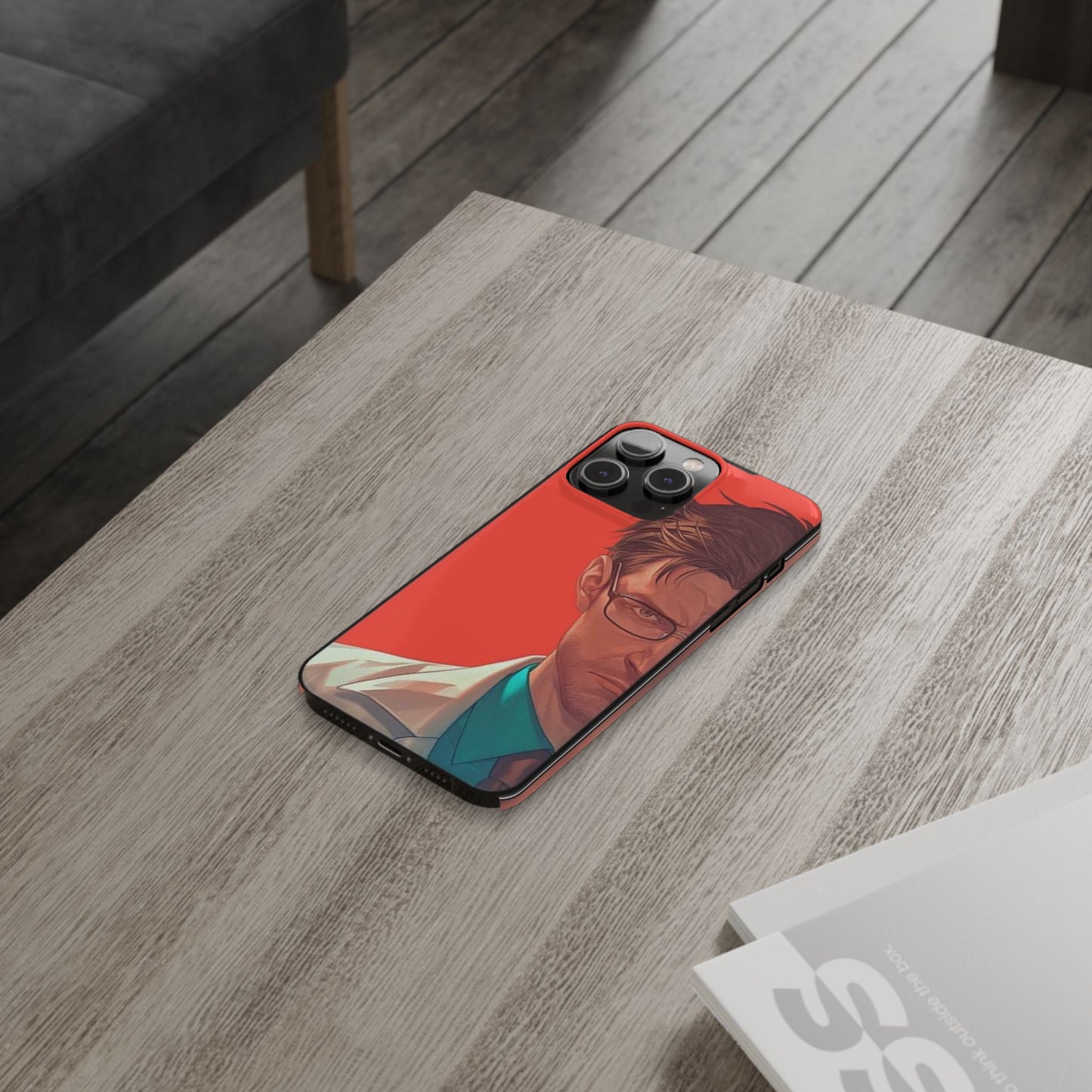 Stylish Slim Phone Case featuring Bold Artistic Design