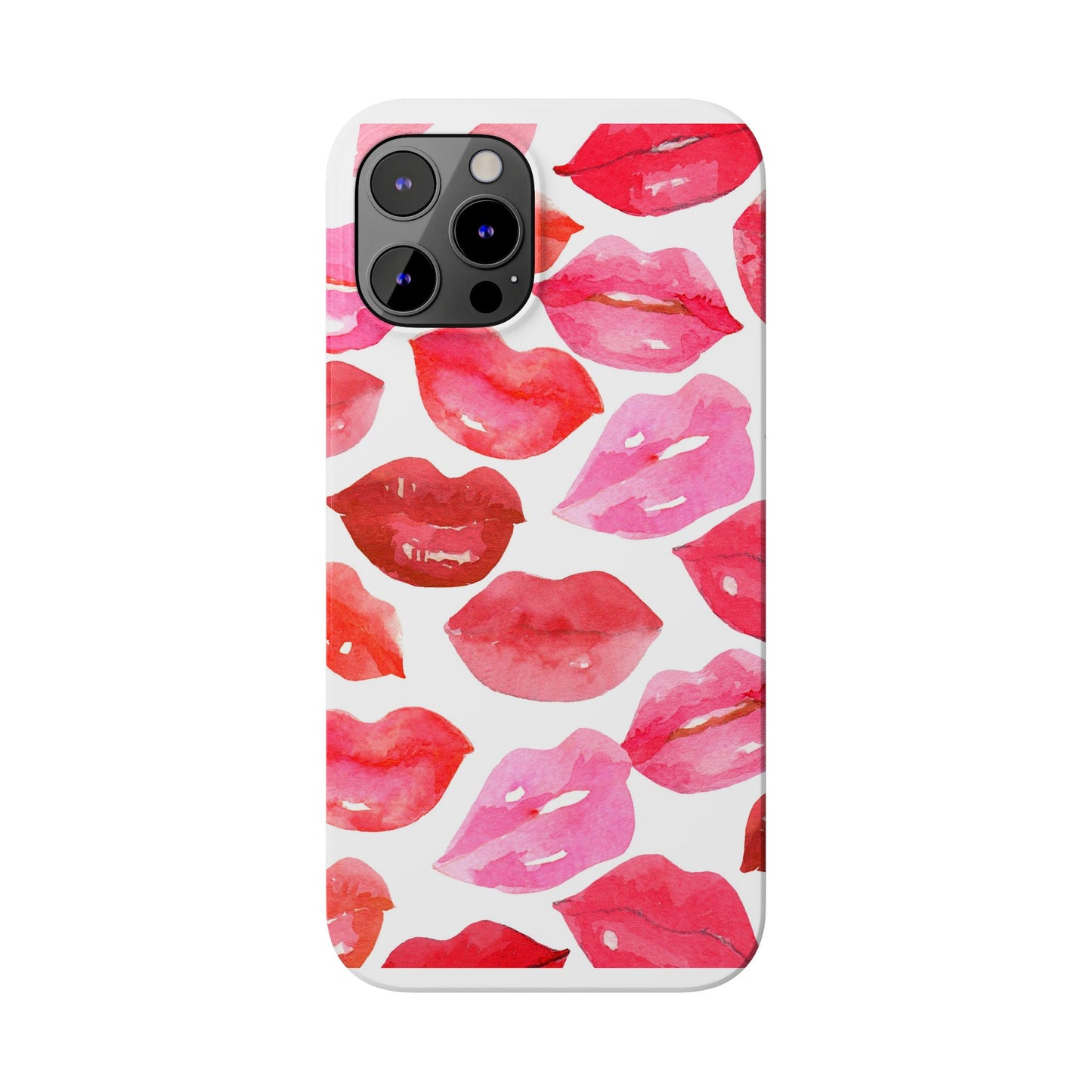 Romantic Kiss Lip Design Slim Phone Case - Perfect Gift for Valentine's Day