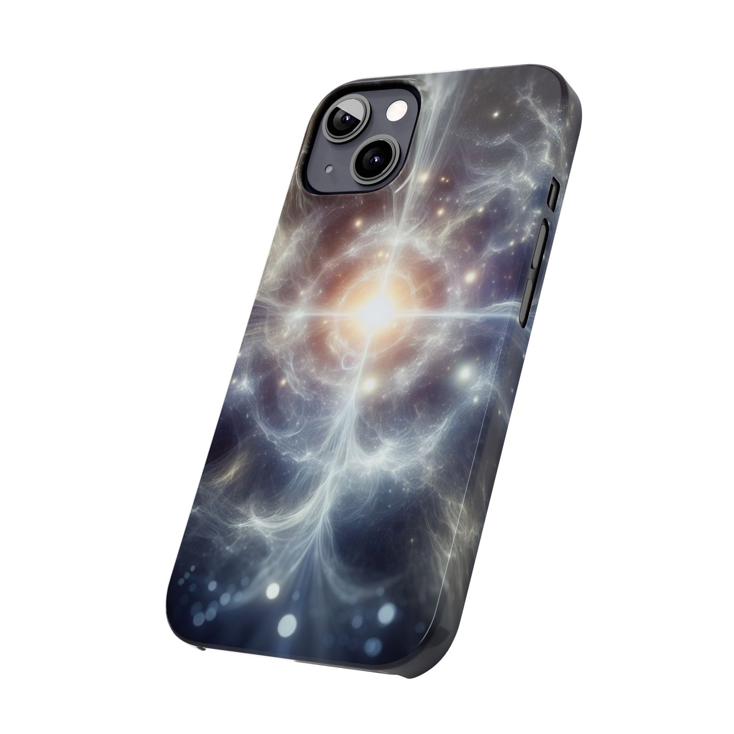 Cosmic Energy Slim Phone Case – Galaxy Design for Astronomy Lovers