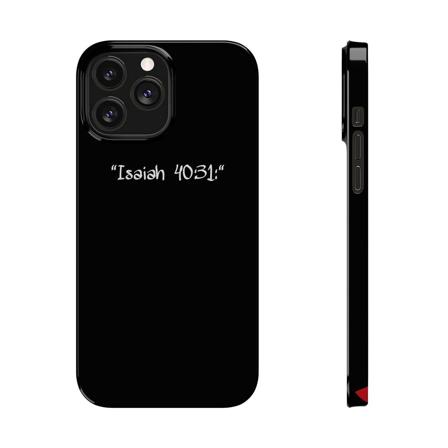 Bible verse "Isaiah 40.31:" - Iphone Case