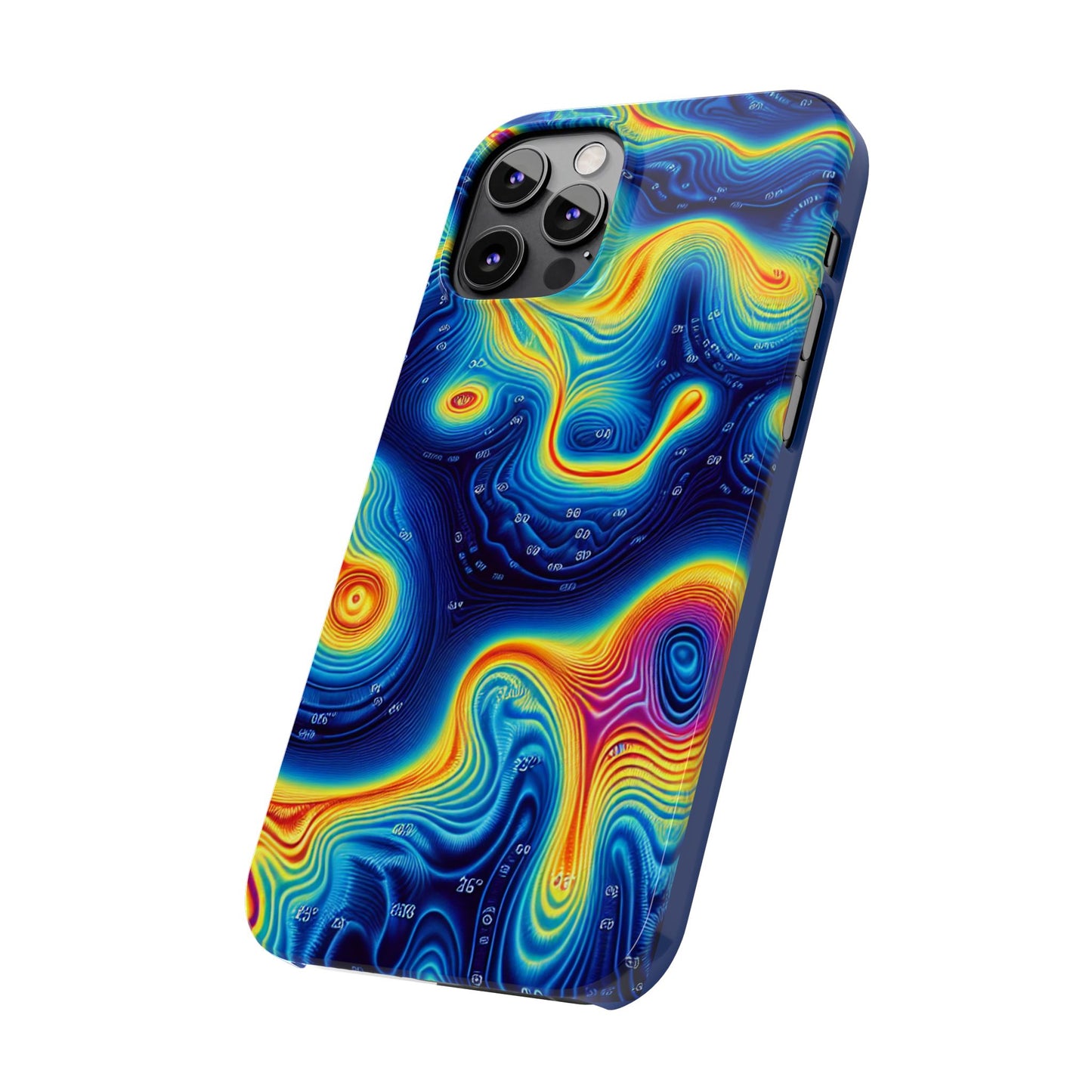 Thermal islands Phone Case - Colorful Geometric Design for Art Lovers