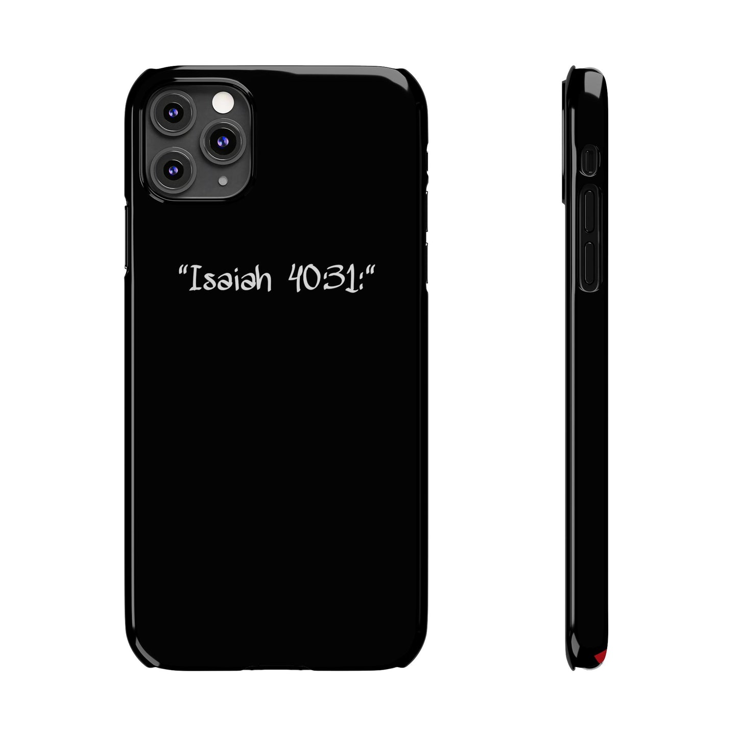 Bible verse "Isaiah 40.31:" - Iphone Case