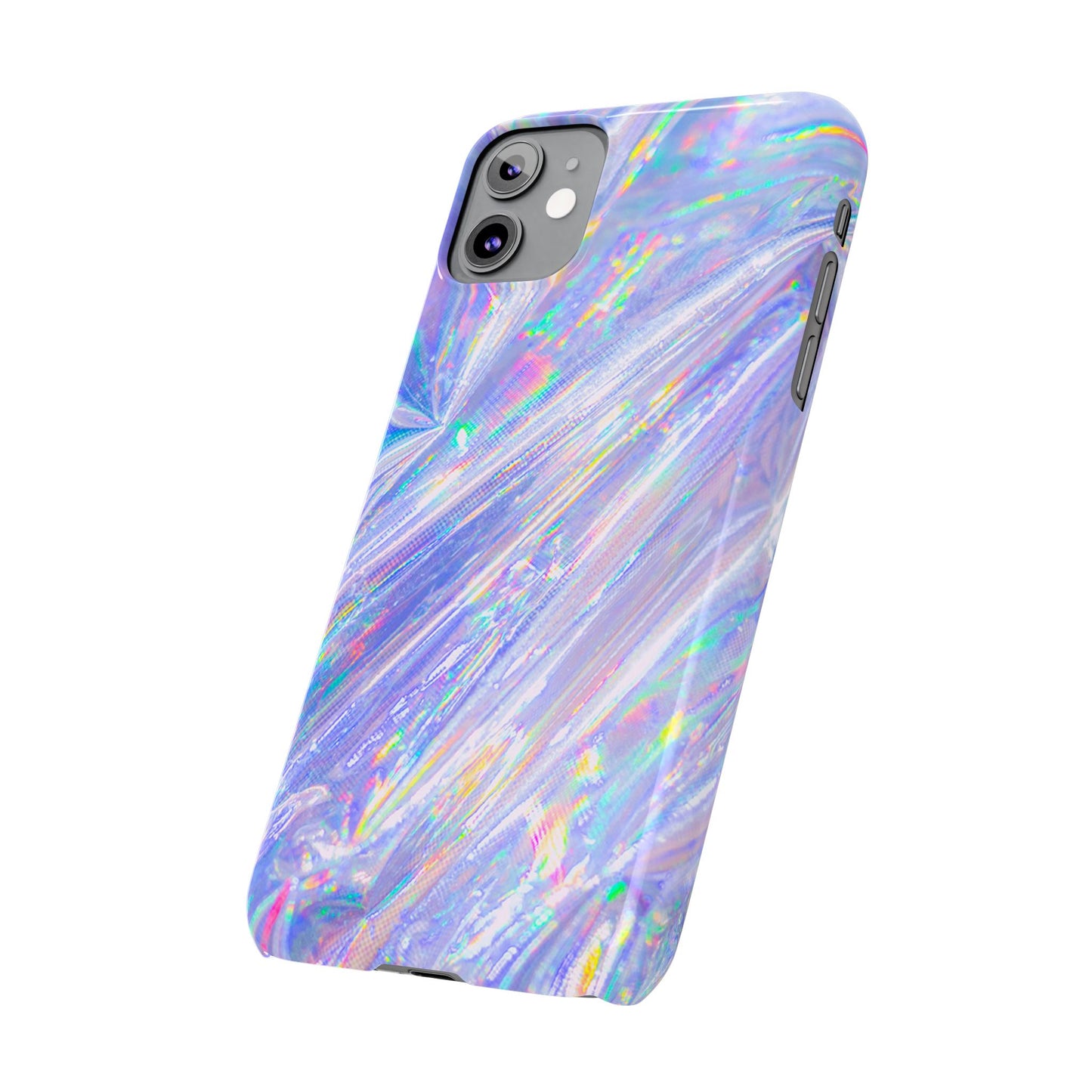 Iridescent Slim Phone Case - Holographic Design for Trendy Protection