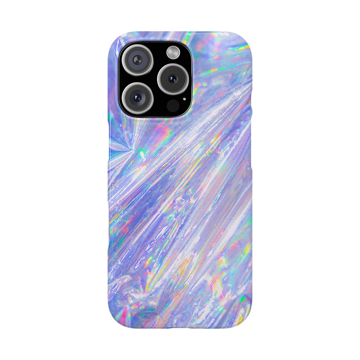 Iridescent Slim Phone Case - Holographic Design for Trendy Protection